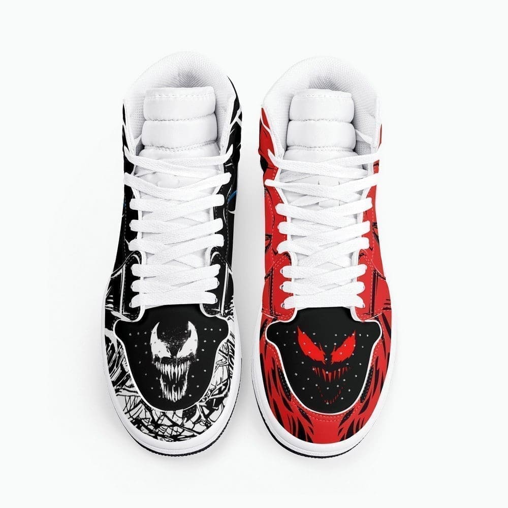 Venom Carnage High-Top Sneakers Retro Streetwear Vibe Shoes For Men And Women - Image 3