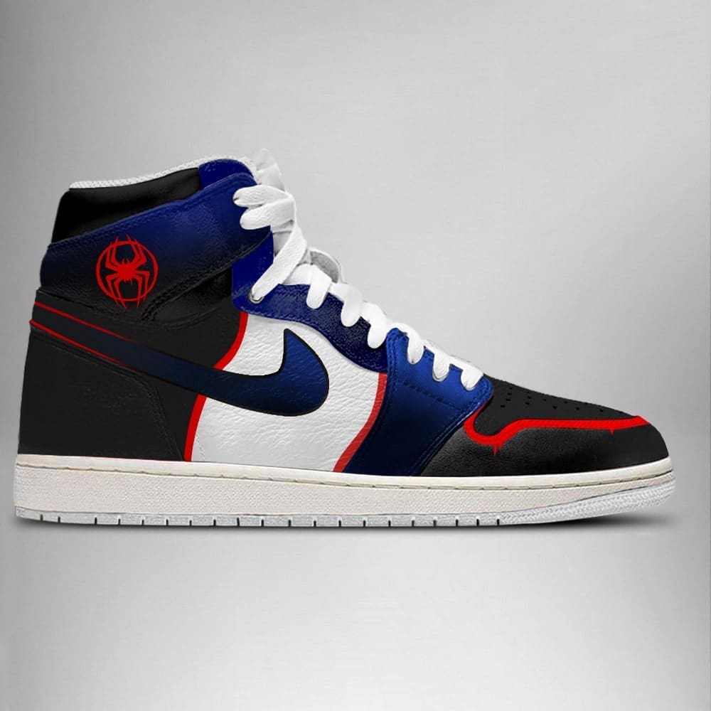 Spider-Man Miles Morales High-Top Sneakers Retro Streetwear Vibe Shoes For Men And Women - Image 2