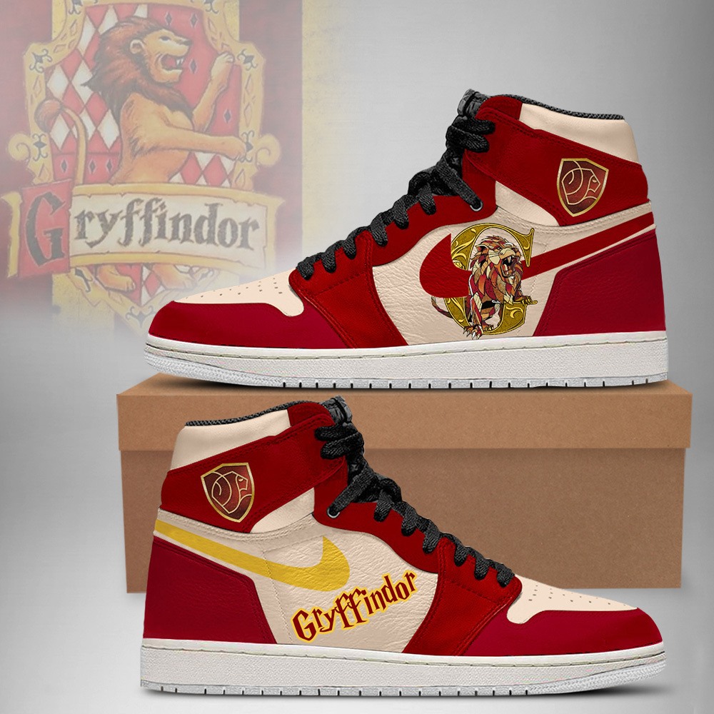Harry Potter x Gryffindor High-Top Sneakers Retro Streetwear Vibe Shoes For Men And Women - Image 2