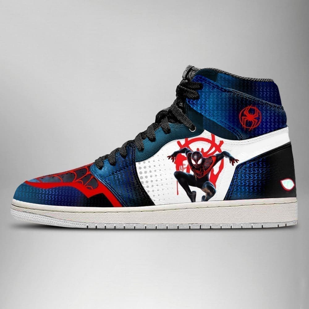 Spider-Man Miles Morales High-Top Sneakers Retro Streetwear Vibe Shoes For Men And Women - Image 3