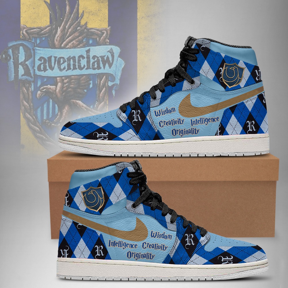 Ravenclaw Good Traits High-Top Sneakers Retro Streetwear Vibe Shoes For Men And Women - Image 2