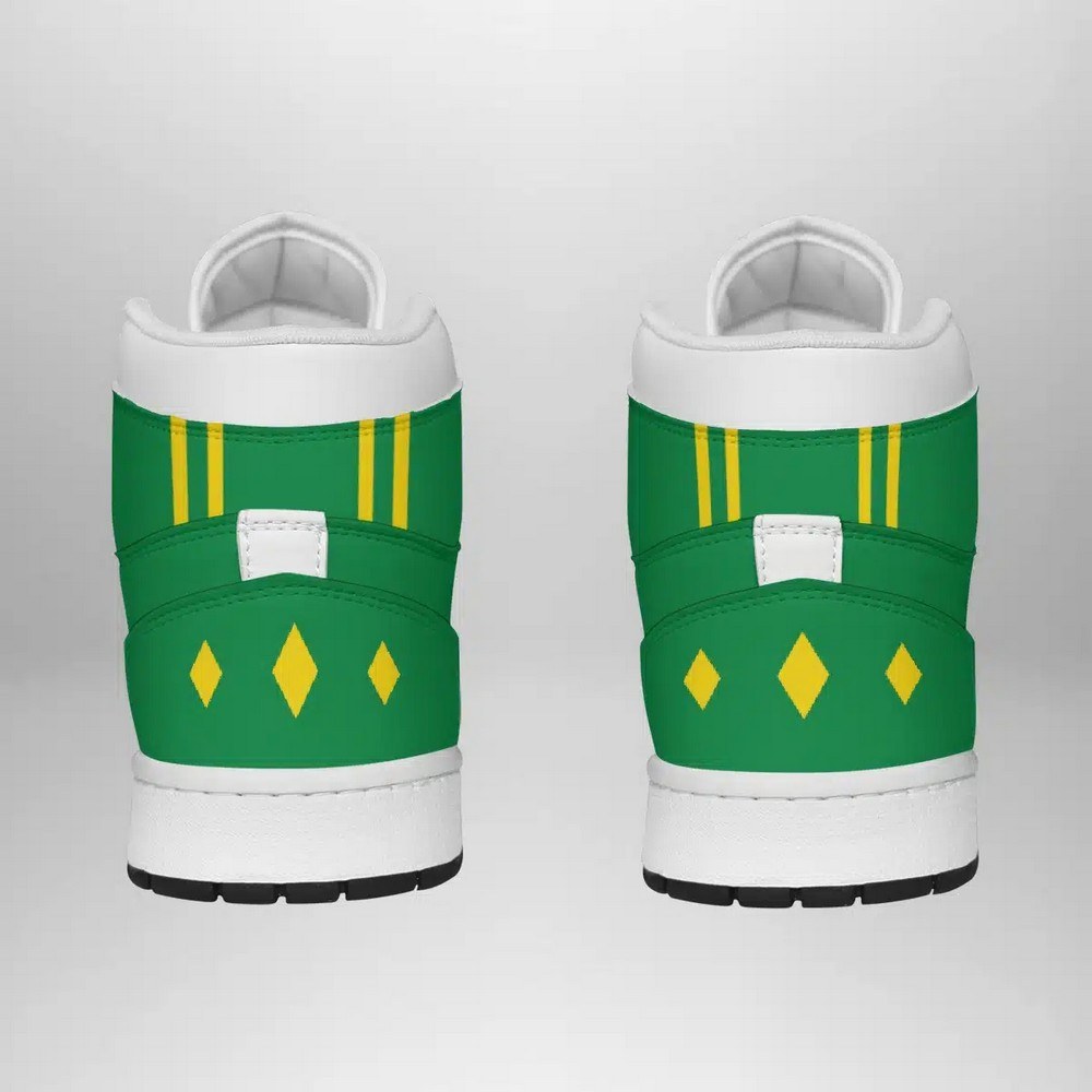 Green Ranger Ninjetti Power Rangers High-Top Sneakers Retro Streetwear Vibe Shoes For Men And Women - Image 3