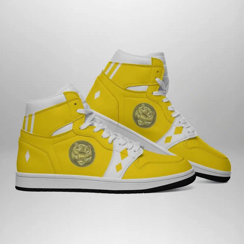Ninjetti Power Rangers High-Top Sneakers Retro Streetwear Vibe Shoes For Men And Women - Image 2
