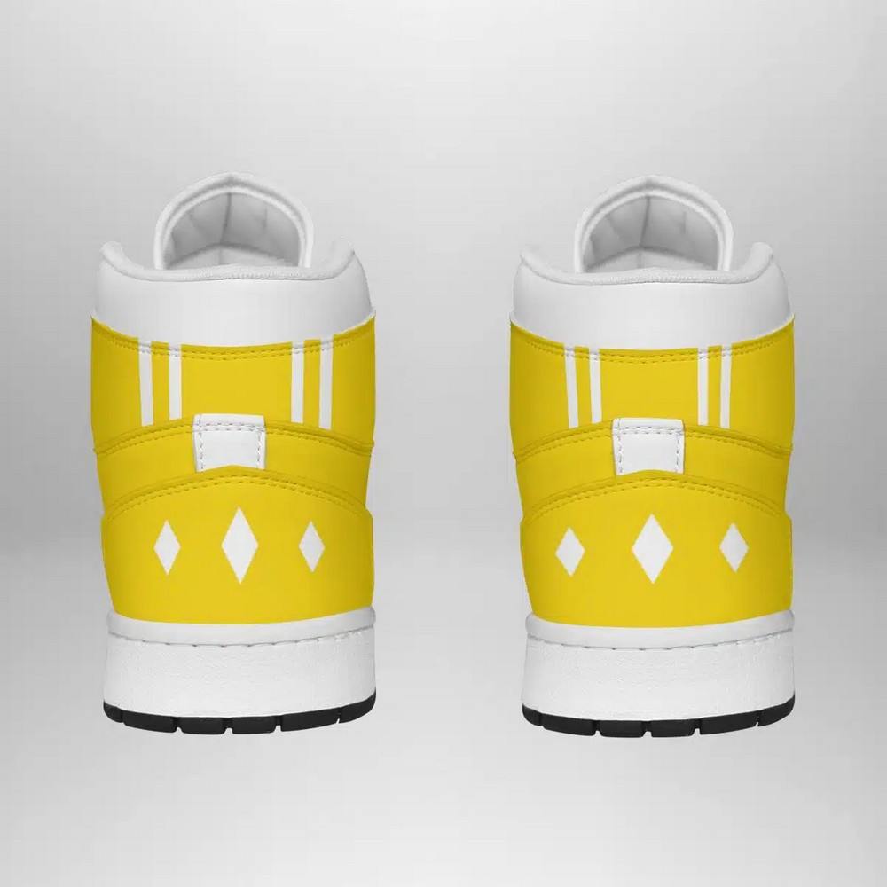 Ninjetti Power Rangers High-Top Sneakers Retro Streetwear Vibe Shoes For Men And Women - Image 3