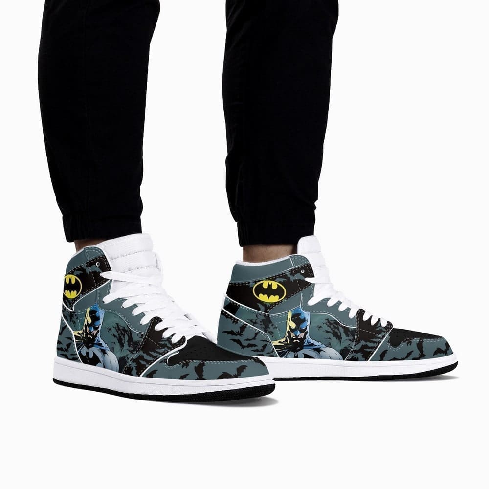 DC Batman High-Top Sneakers Retro Streetwear Vibe Shoes For Men And Women - Image 4