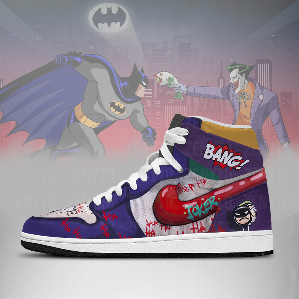 DC Joker Batman High-Top Sneakers Retro Streetwear Vibe Shoes For Men And Women - Image 2