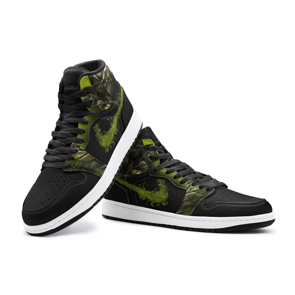 Reptile Mortal Kombat High-Top Sneakers Retro Streetwear Vibe Shoes For Men And Women - Image 3