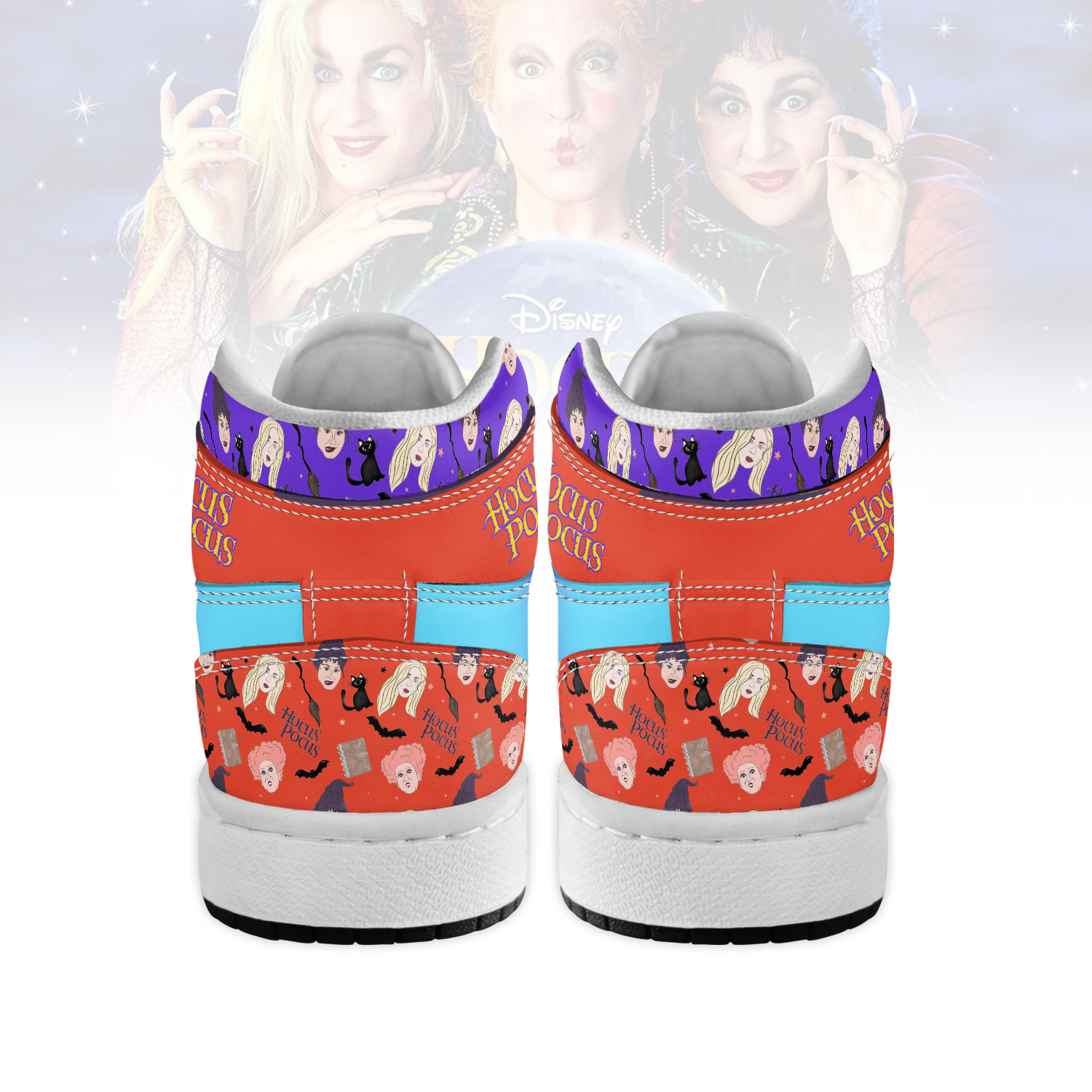 Hocus Pocus x Halloween High-Top Sneakers Retro Streetwear Vibe Shoes For Men And Women - Image 2