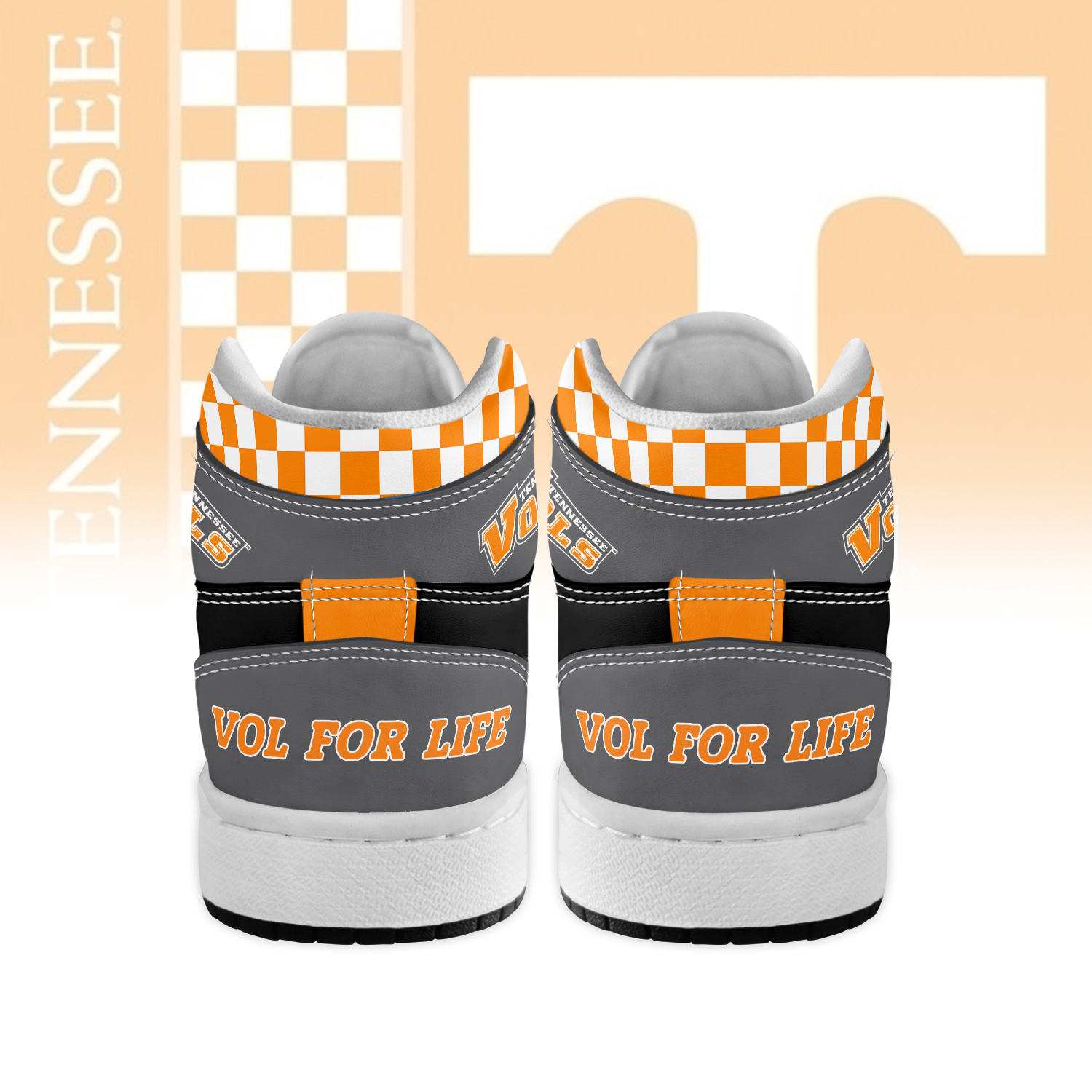 Tennessee Volunteers High-Top Sneakers Retro Streetwear Vibe Shoes For Men And Women - Image 2
