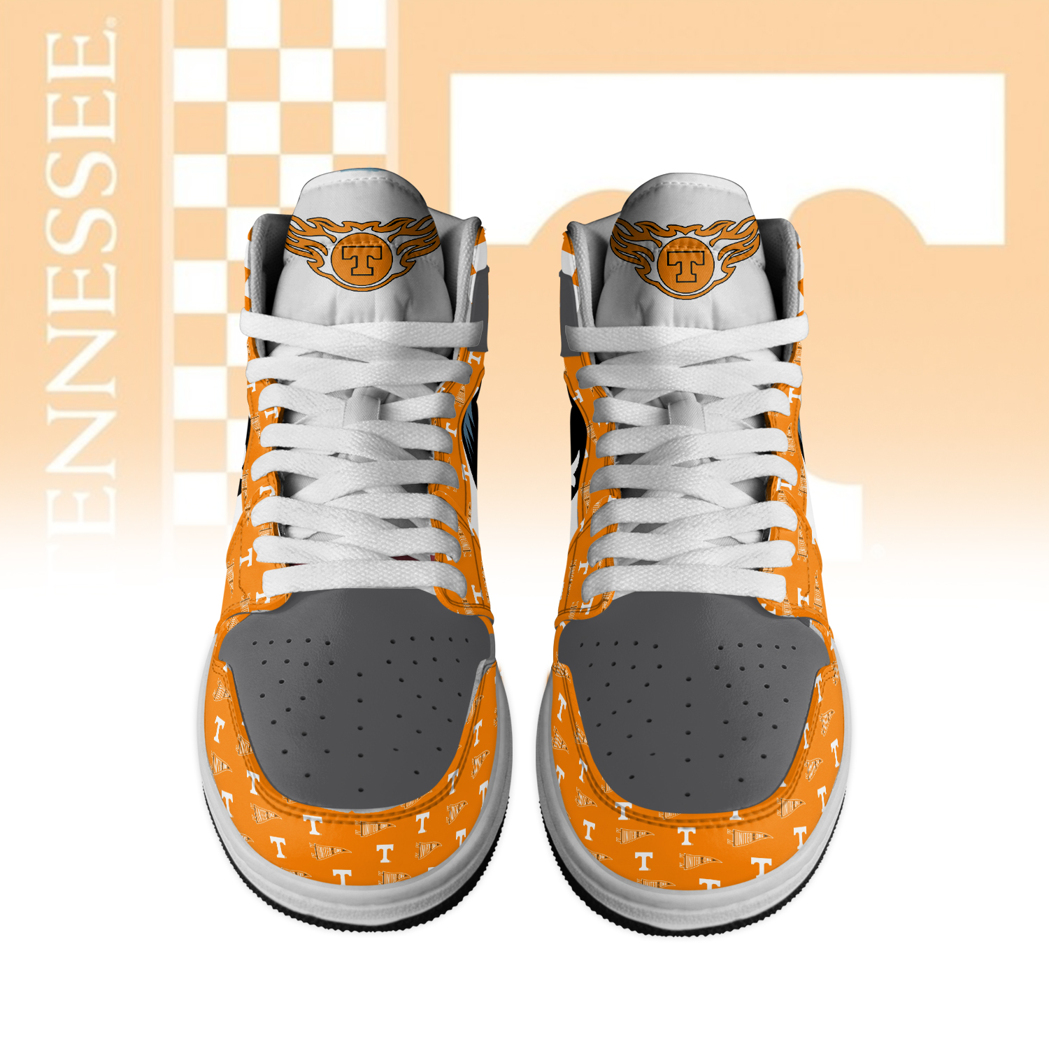 Tennessee Volunteers High-Top Sneakers Retro Streetwear Vibe Shoes For Men And Women - Image 3