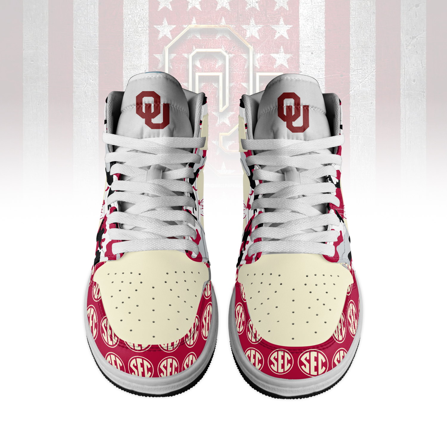 Oklahoma High-Top Sneakers Retro Streetwear Vibe Shoes For Men And Women - Image 2