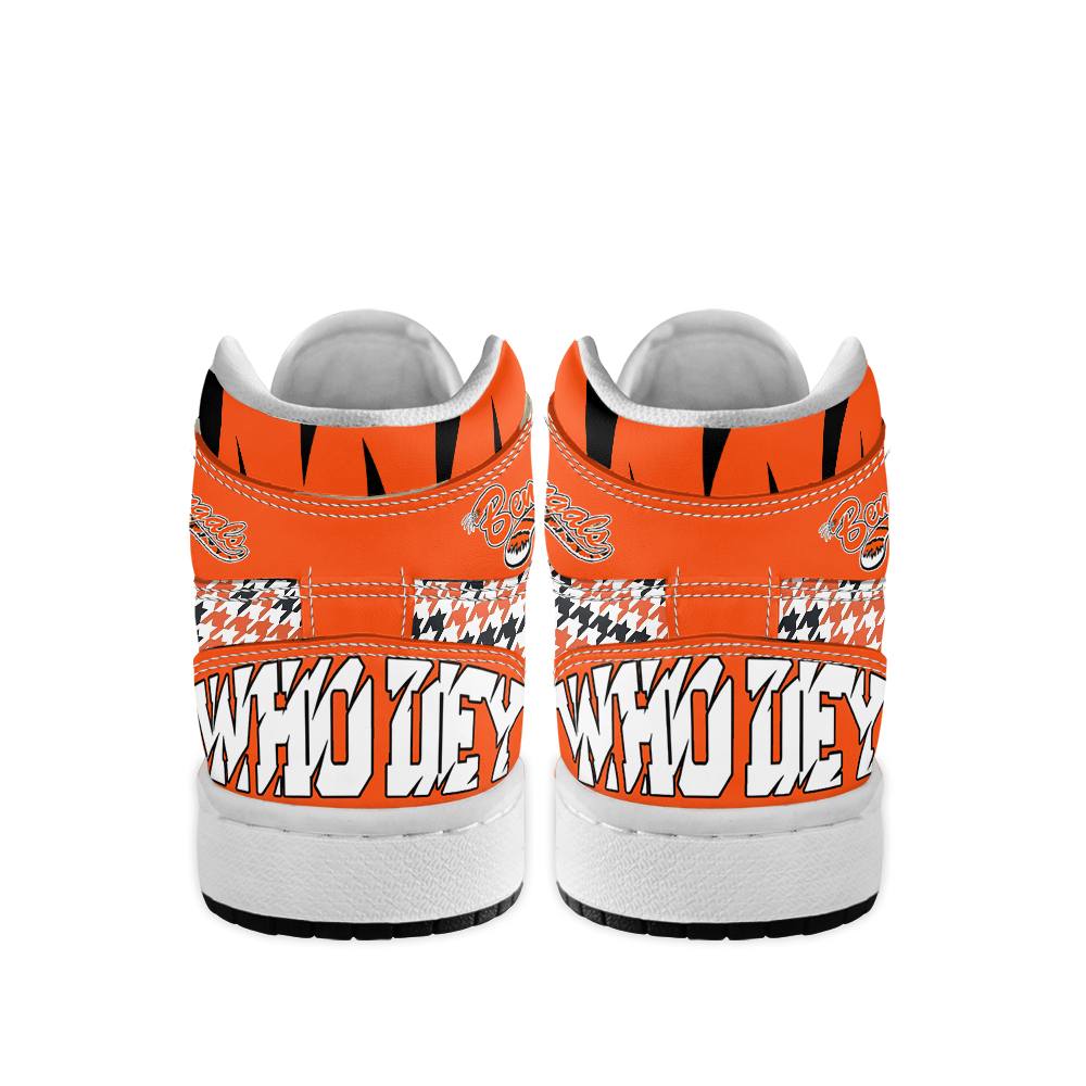 Cincinnati Bengals High-Top Sneakers Retro Streetwear Vibe Shoes For Men And Women - Image 2