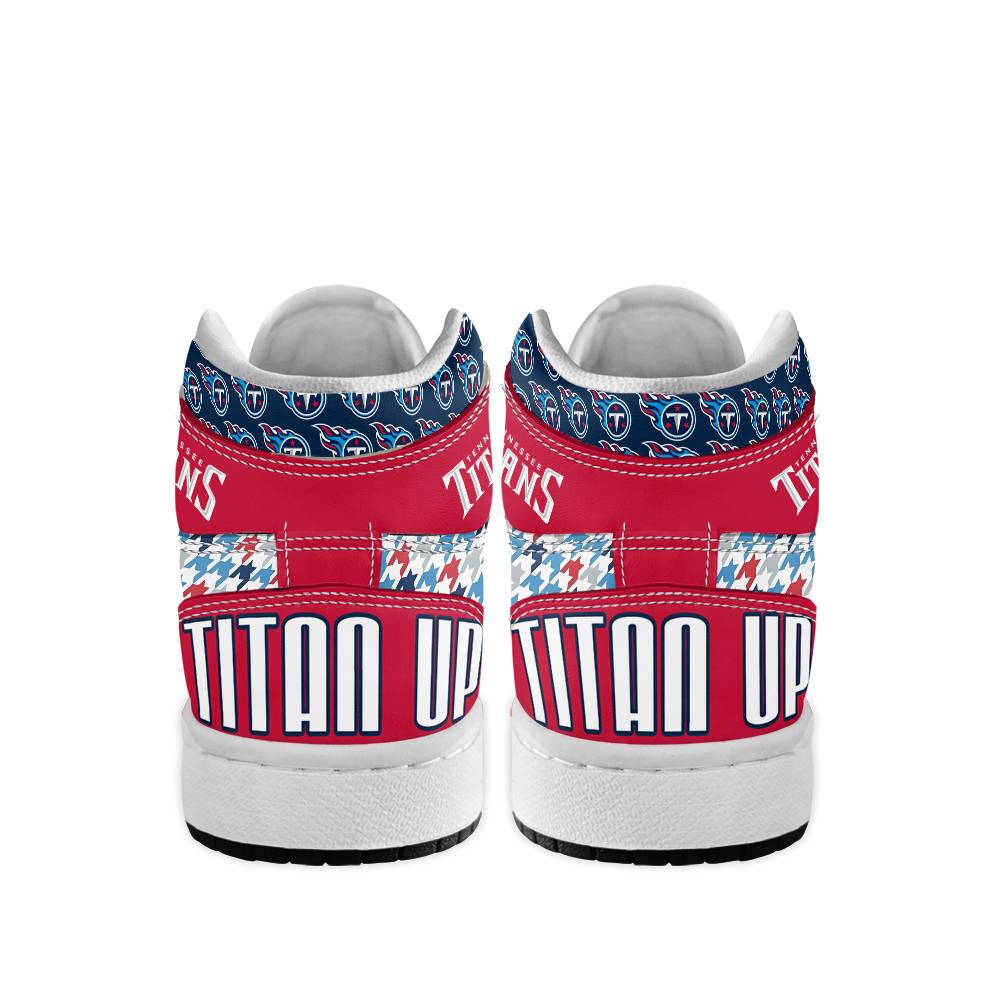 Tennessee Titans High-Top Sneakers Retro Streetwear Vibe Shoes For Men And Women - Image 2