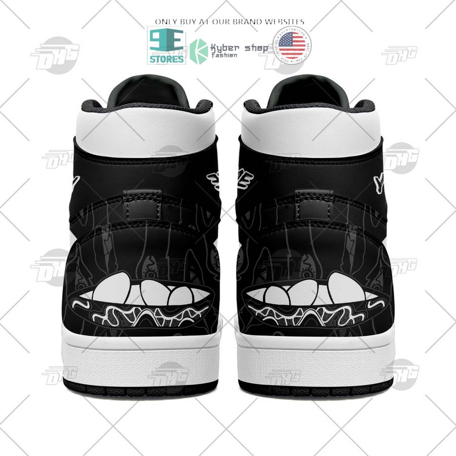 Collingwood Magpies AFL High-Top Sneakers Retro Streetwear Vibe Shoes For Men And Women - Image 2