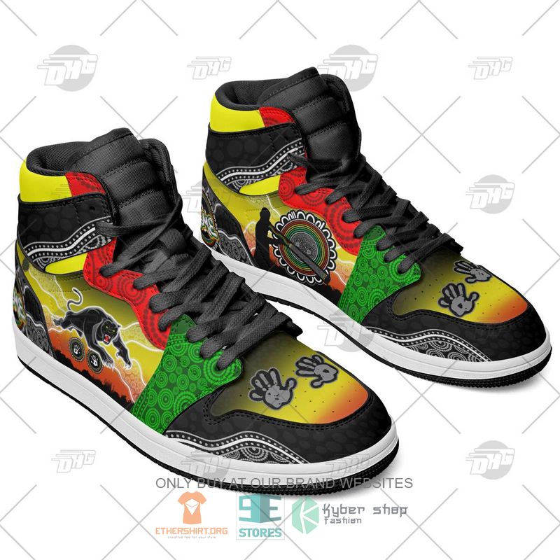 Penrith Panthers NRL High-Top Sneakers Retro Streetwear Vibe Shoes For Men And Women - Image 2