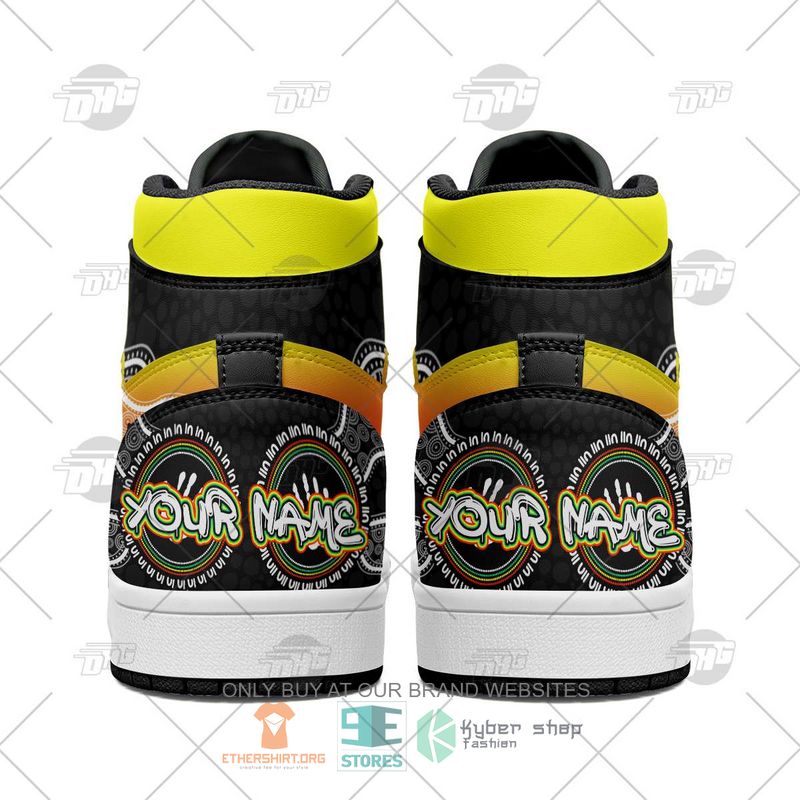 Penrith Panthers NRL High-Top Sneakers Retro Streetwear Vibe Shoes For Men And Women - Image 3