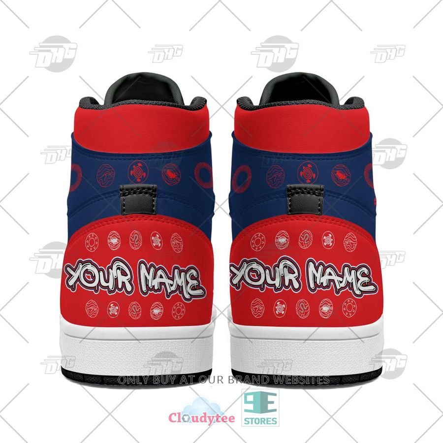 Melbourne Demons AFL High-Top Sneakers Retro Streetwear Vibe Shoes For Men And Women - Image 2
