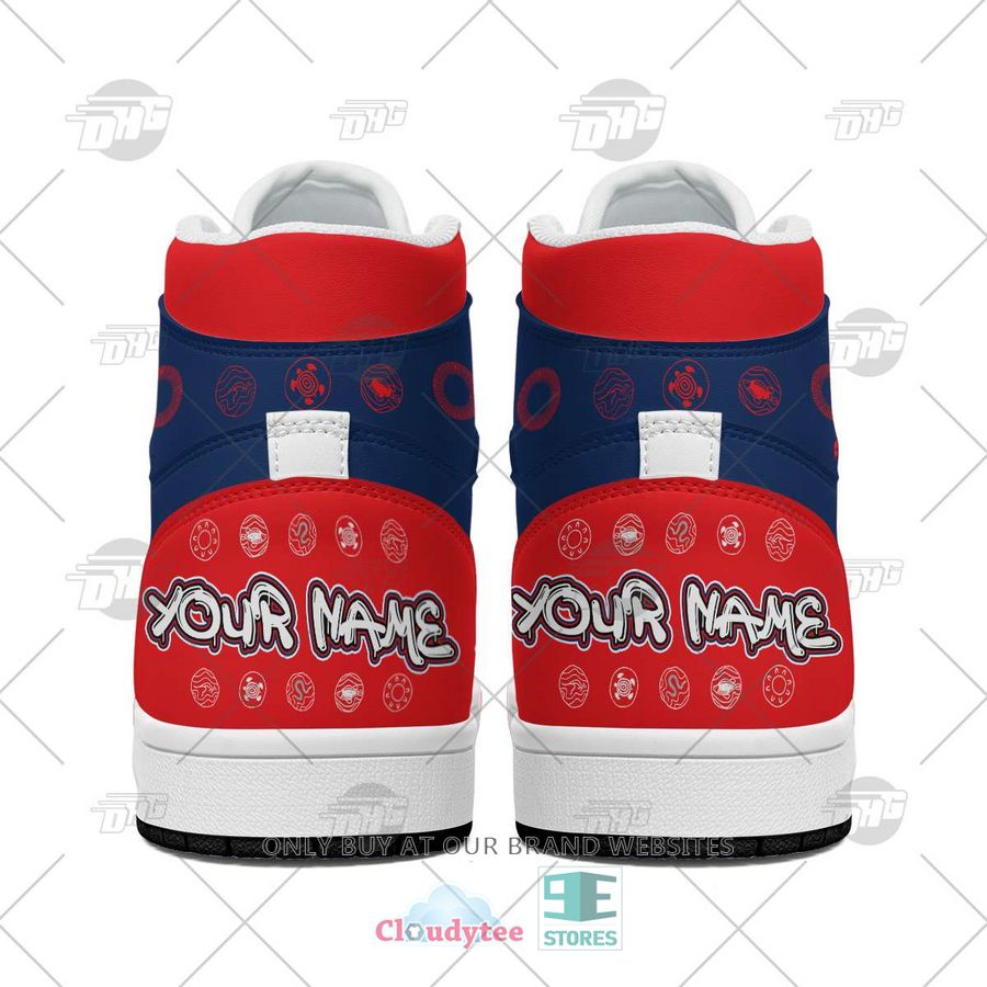 Melbourne Demons AFL High-Top Sneakers Retro Streetwear Vibe Shoes For Men And Women - Image 4