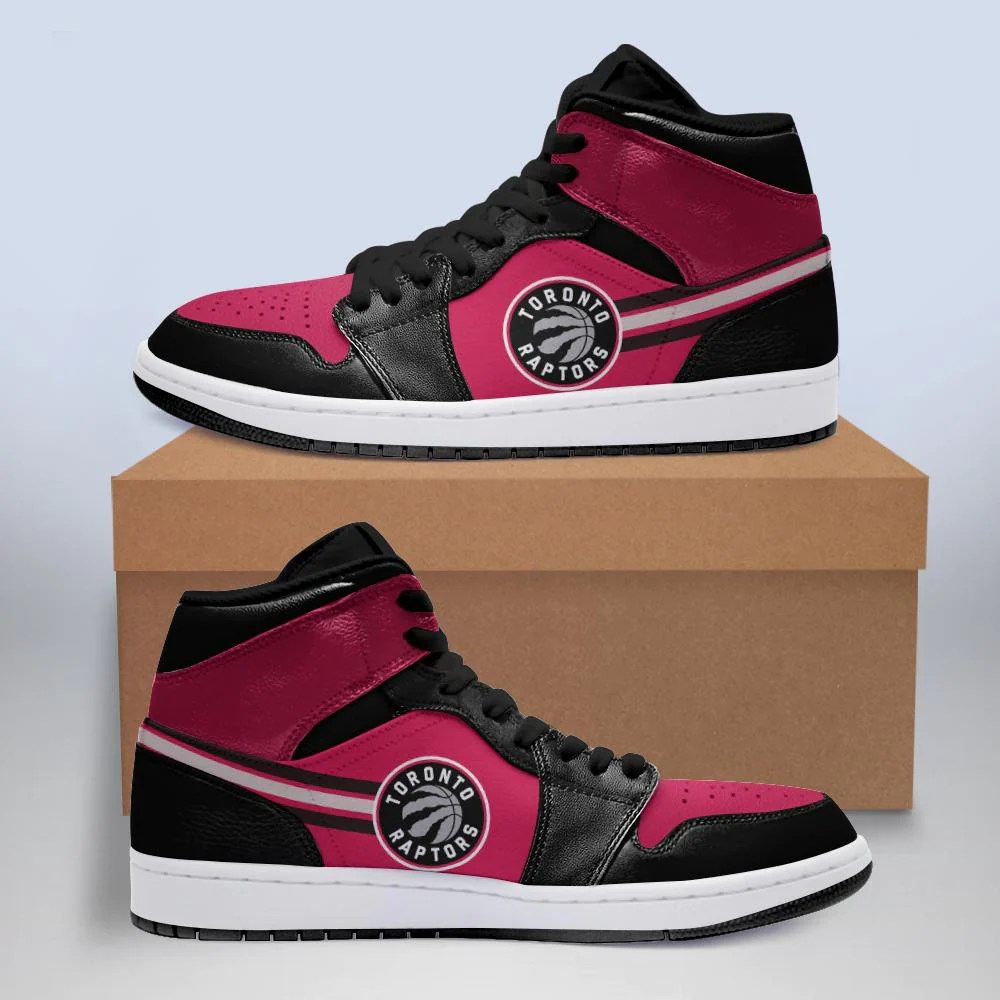 Toronto Raptors NBA High-Top Sneakers Retro Streetwear Vibe Shoes For Men And Women - Image 2