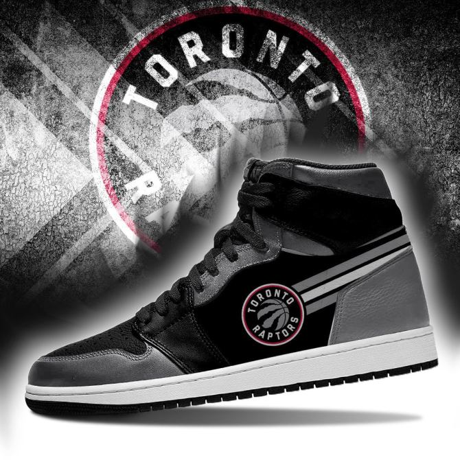 Toronto Raptors NBA High-Top Sneakers Retro Streetwear Vibe Shoes For Men And Women - Image 3