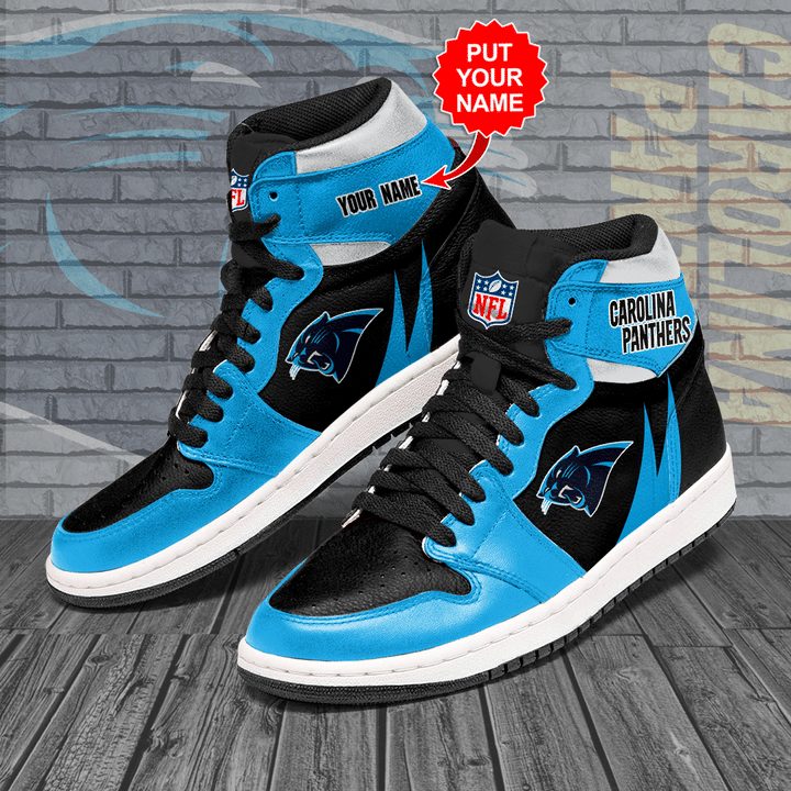 Carolina Panthers NFL High-Top Sneakers Retro Streetwear Vibe Shoes For Men And Women - Image 2