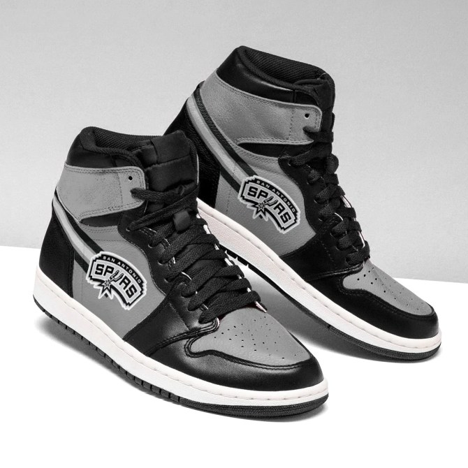 San Antonio Spurs NBA High-Top Sneakers Retro Streetwear Vibe Shoes For Men And Women - Image 2