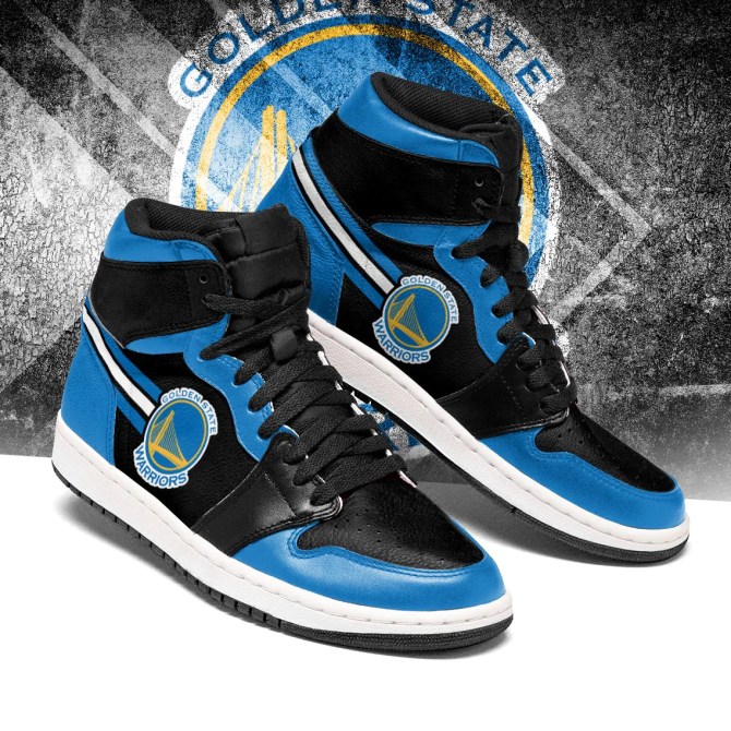 Golden State Warriors NBA High-Top Sneakers Retro Streetwear Vibe Shoes For Men And Women - Image 2