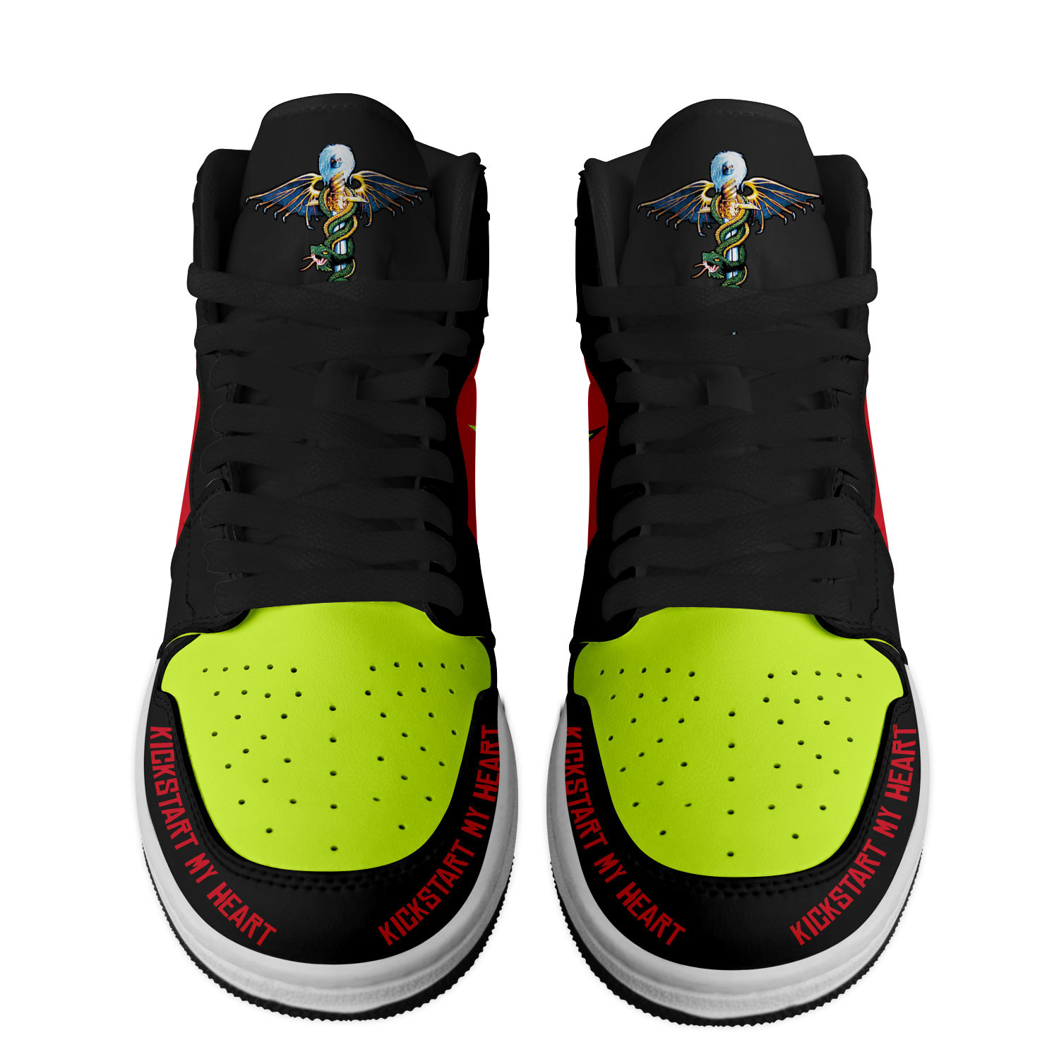 Motley Crue High-Top Sneakers Retro Streetwear Vibe Shoes For Men And Women - Image 2