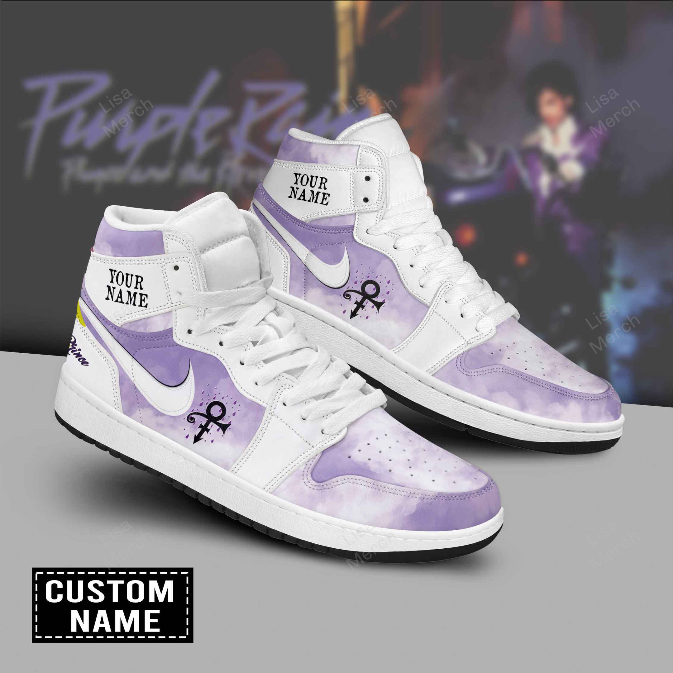 Prince High-Top Sneakers Retro Streetwear Vibe Shoes For Men And Women - Image 2