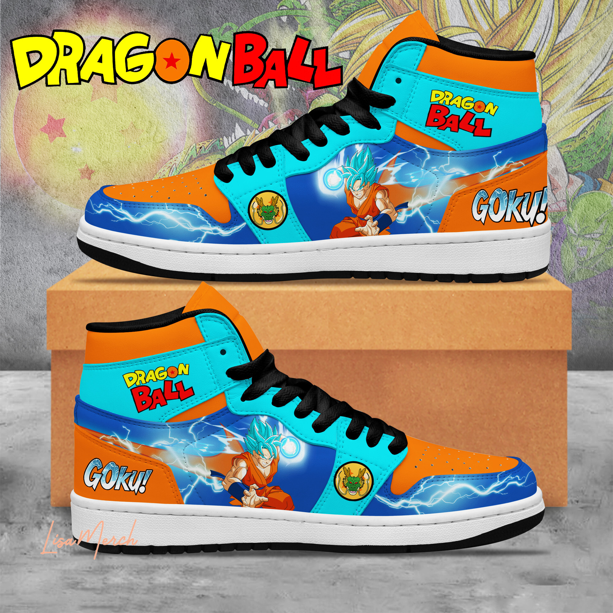 Dragon Ball High-Top Sneakers Retro Streetwear Vibe Shoes For Men And Women - Image 2