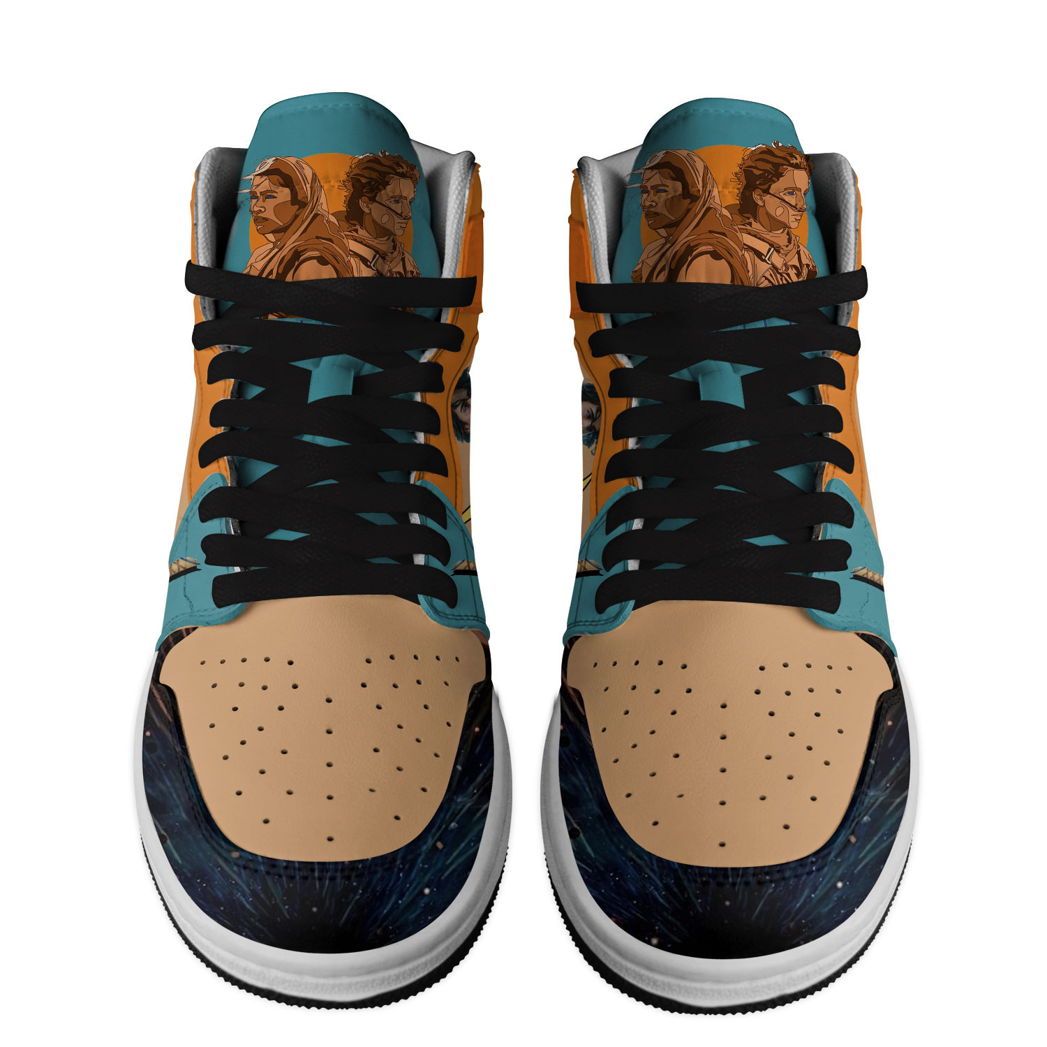 Dune High-Top Sneakers Retro Streetwear Vibe Shoes For Men And Women - Image 3