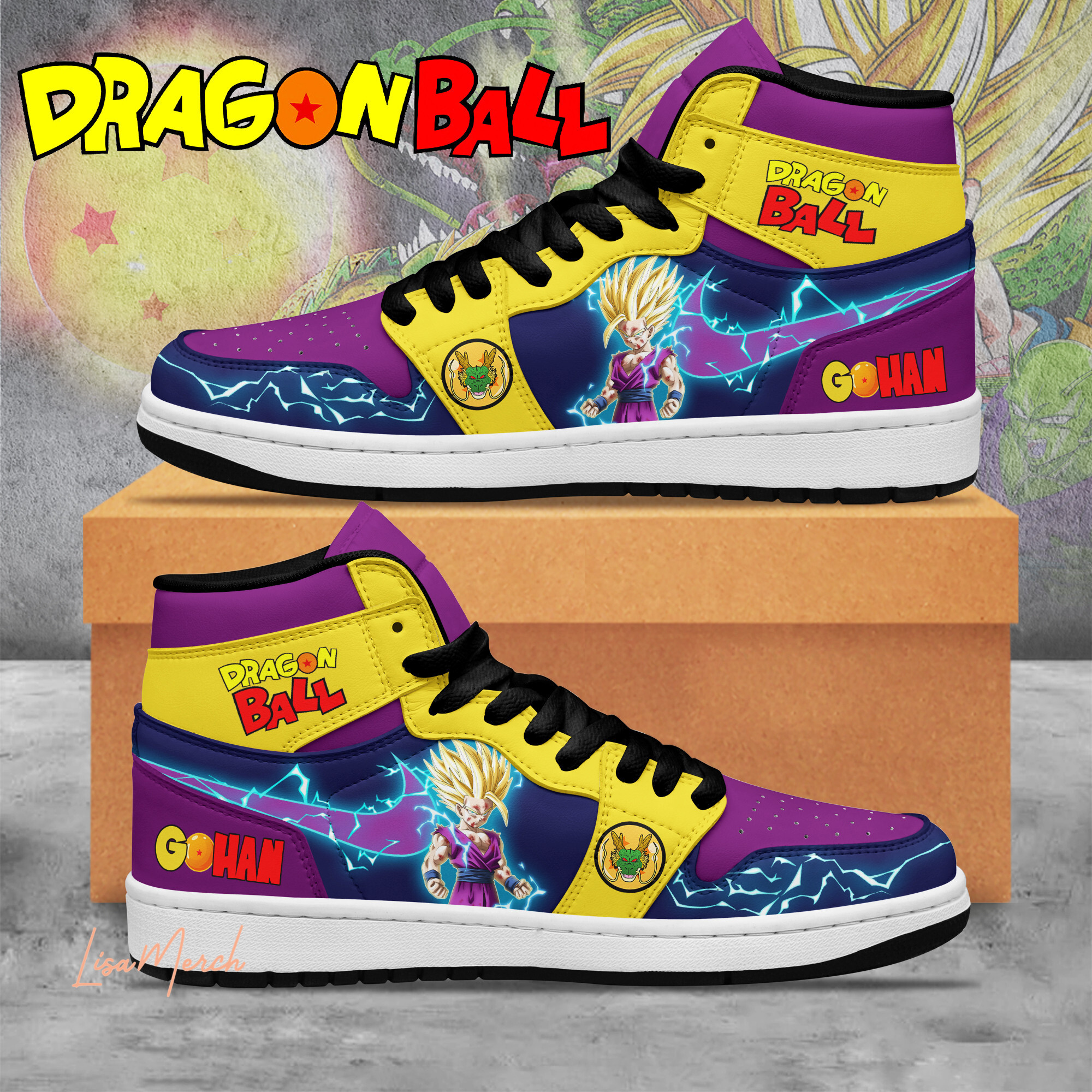 Dragon Ball High-Top Sneakers Retro Streetwear Vibe Shoes For Men And Women - Image 2