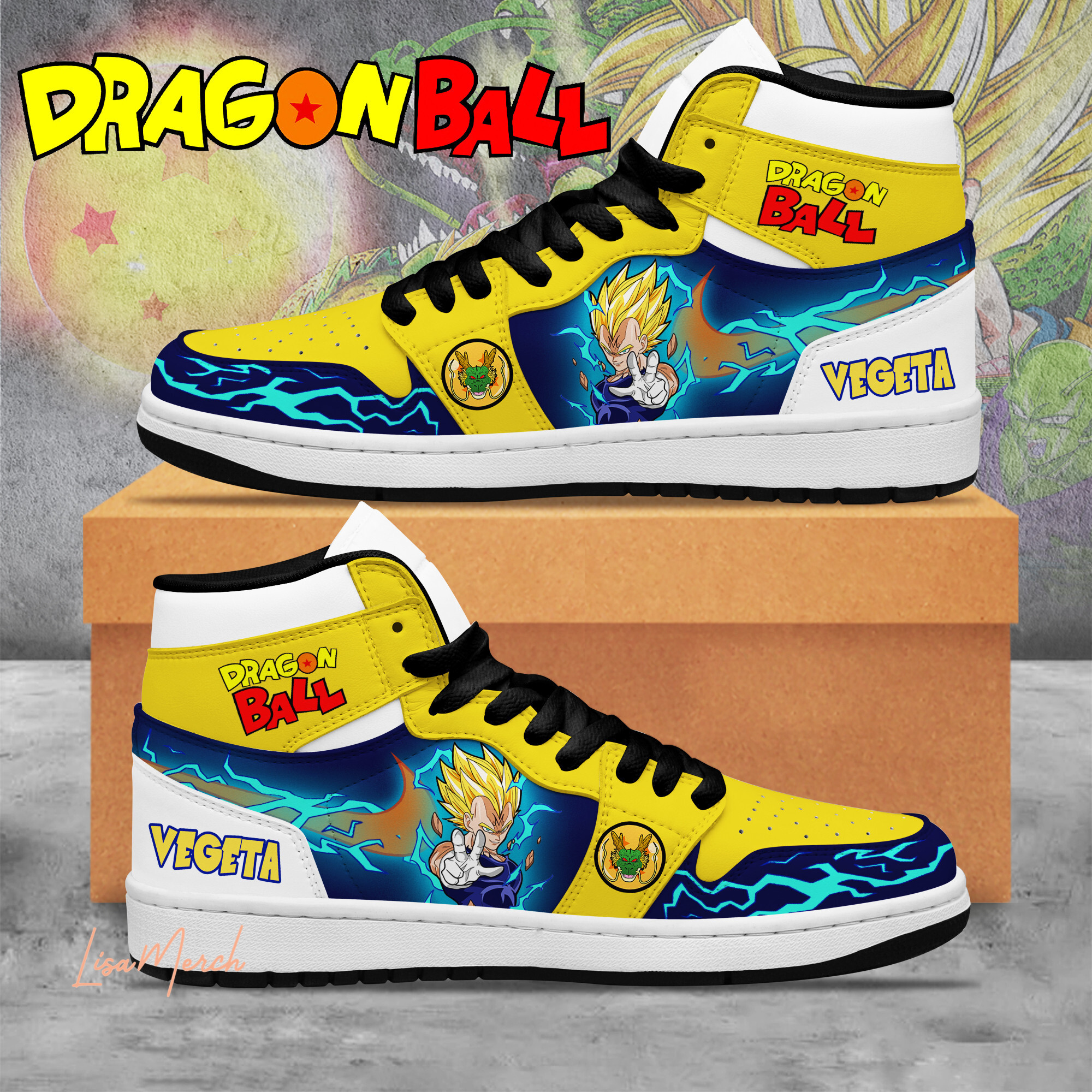 Dragon Ball High-Top Sneakers Retro Streetwear Vibe Shoes For Men And Women - Image 2