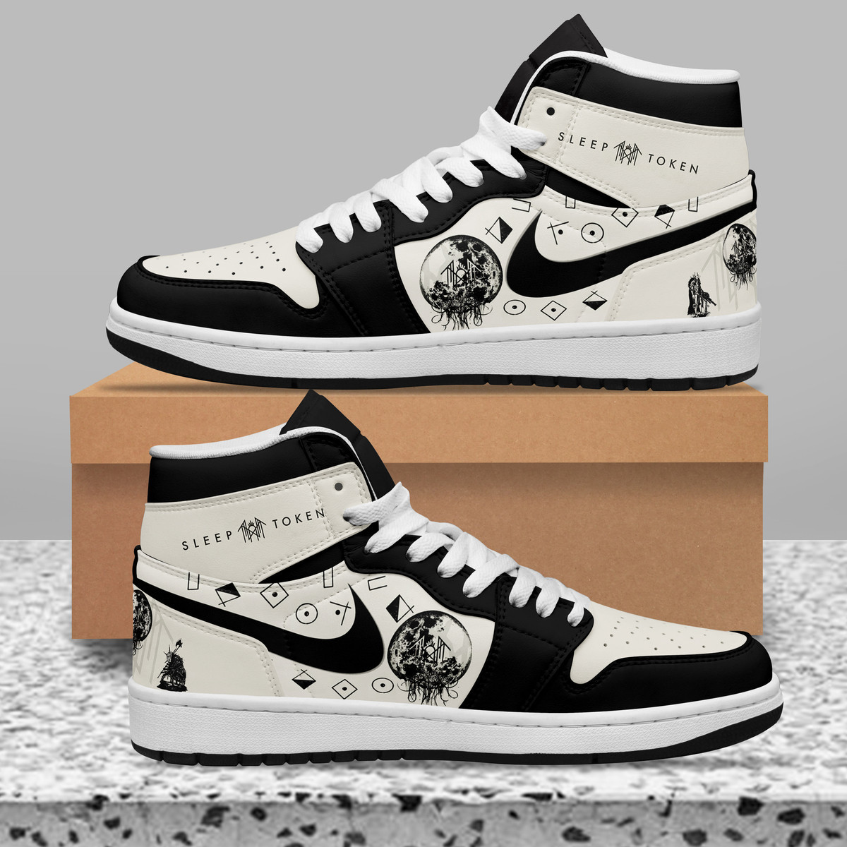 Sleep Token High-Top Sneakers Retro Streetwear Vibe Shoes For Men And Women - Image 2