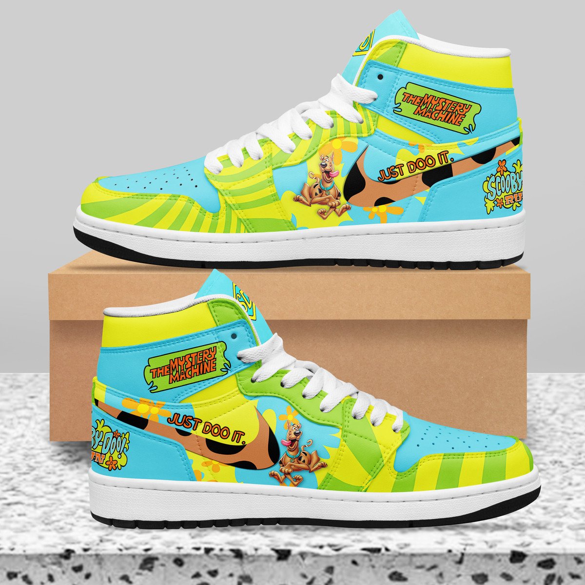 Scooby Doo High-Top Sneakers Retro Streetwear Vibe Shoes For Men And Women - Image 2