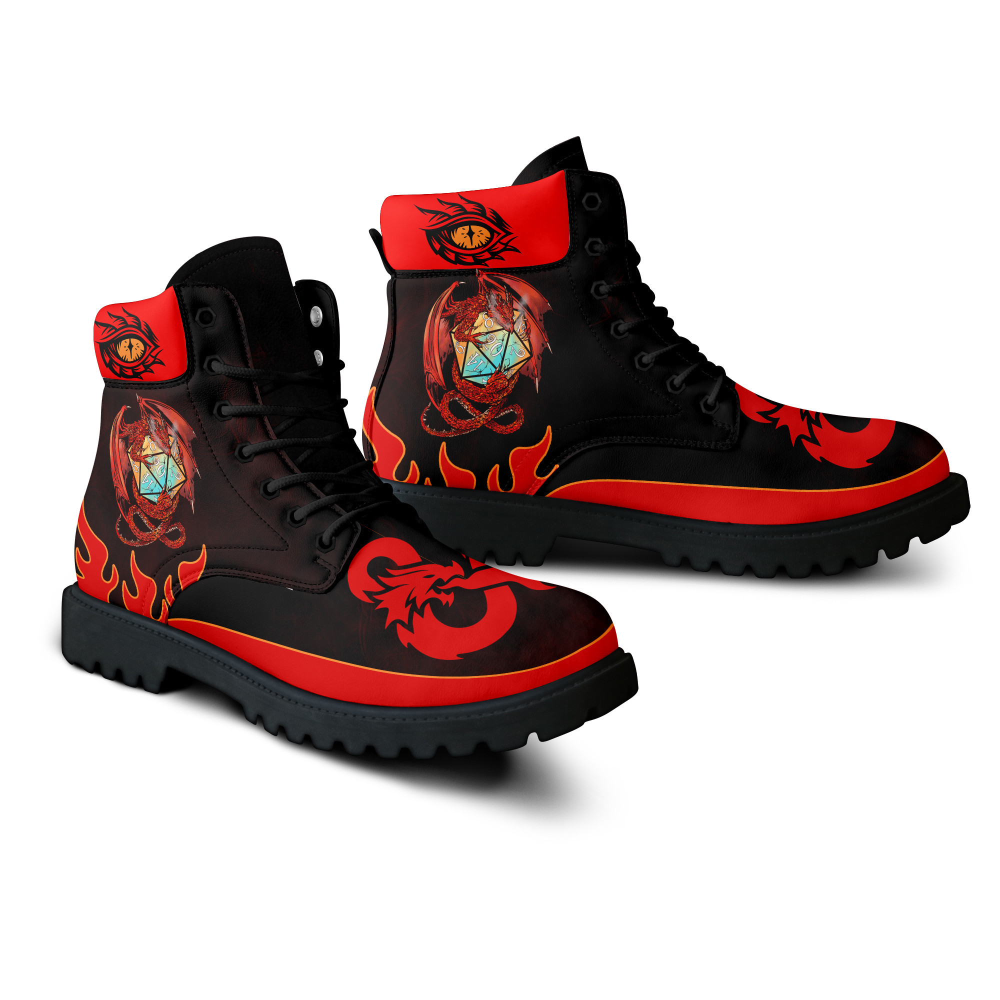 Dungeons & Dragons High-Top Sneakers Retro Streetwear Vibe Shoes For Men And Women - Image 4