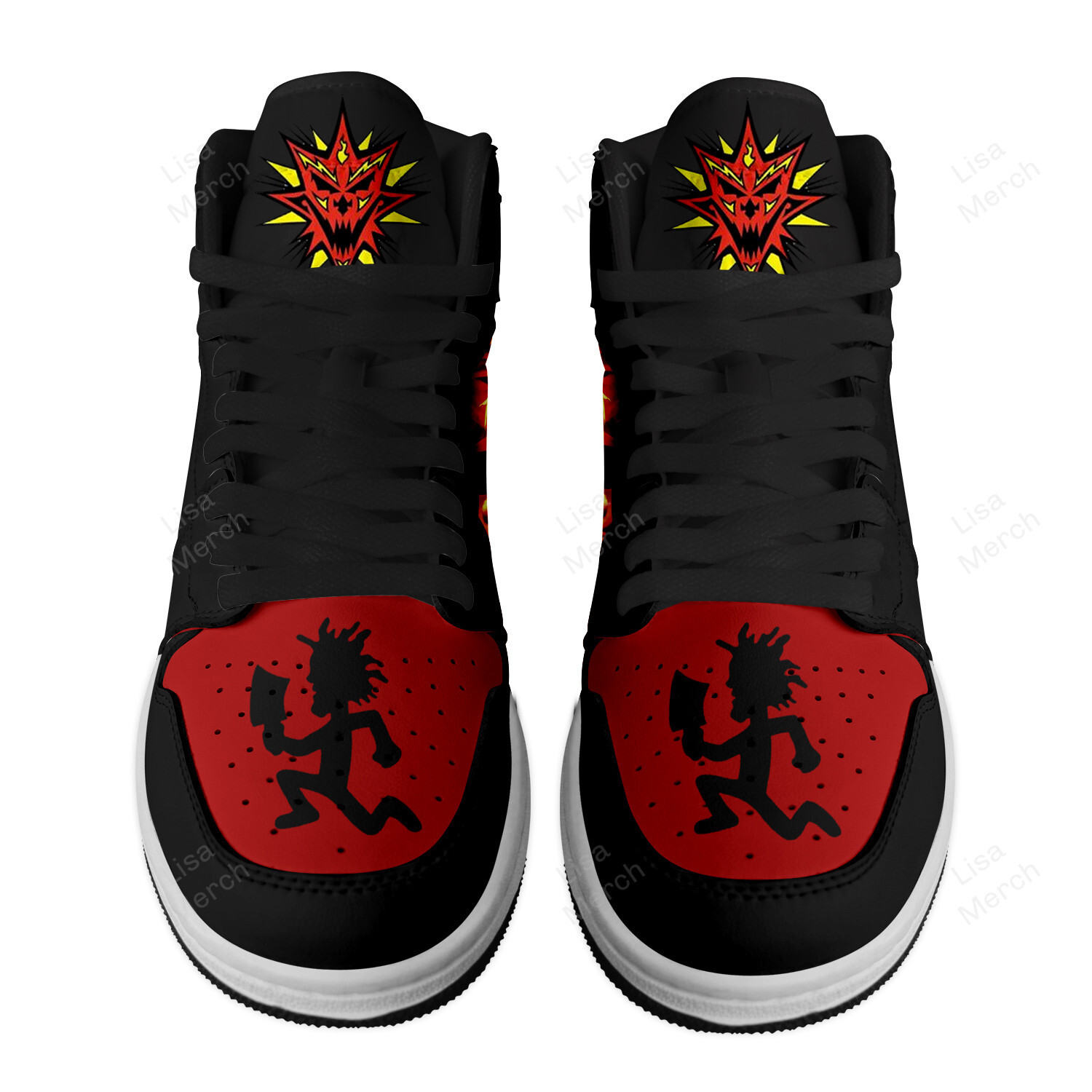 Insane Clown Posse High-Top Sneakers Retro Streetwear Vibe Shoes For Men And Women - Image 2