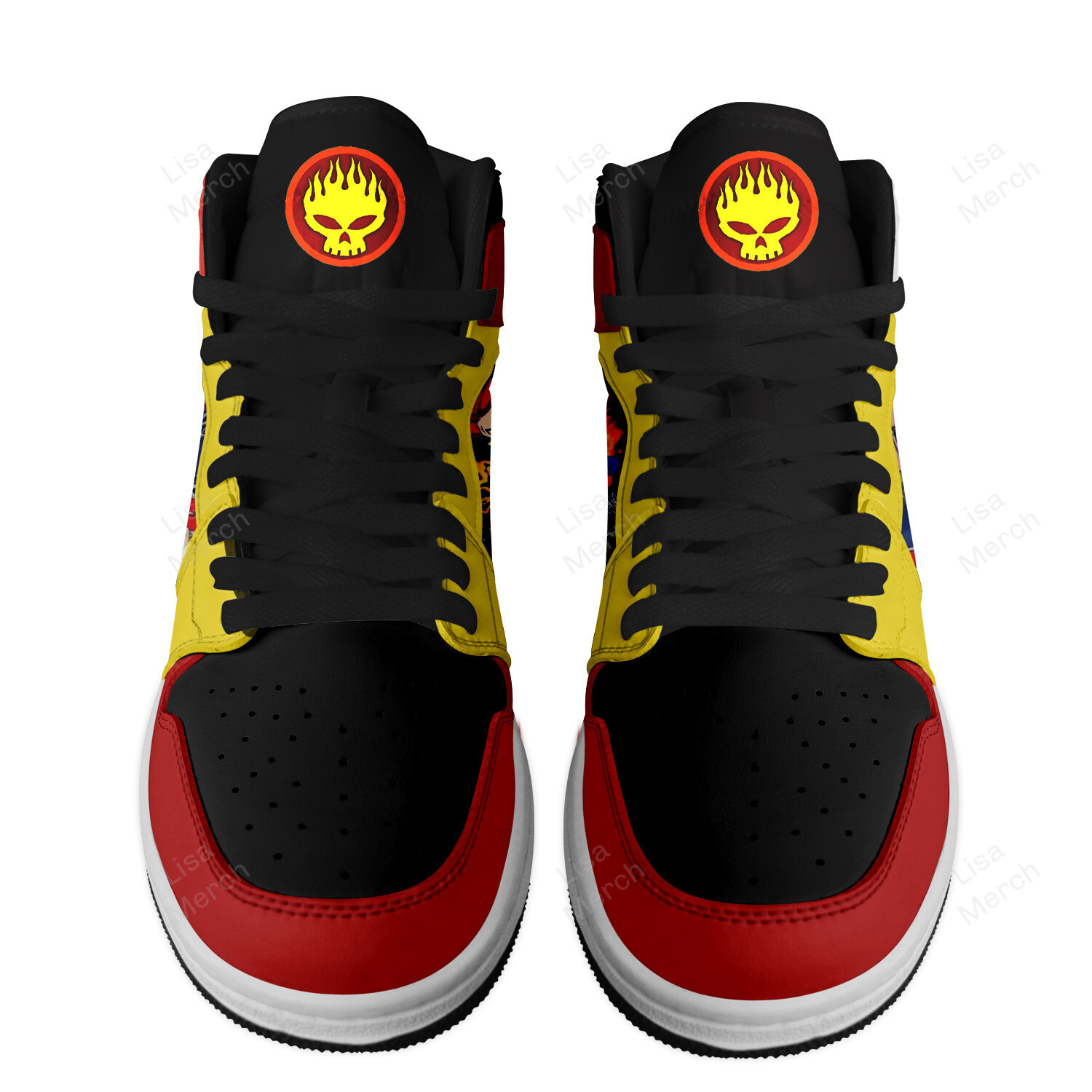 The Offspring High-Top Sneakers Retro Streetwear Vibe Shoes For Men And Women - Image 3