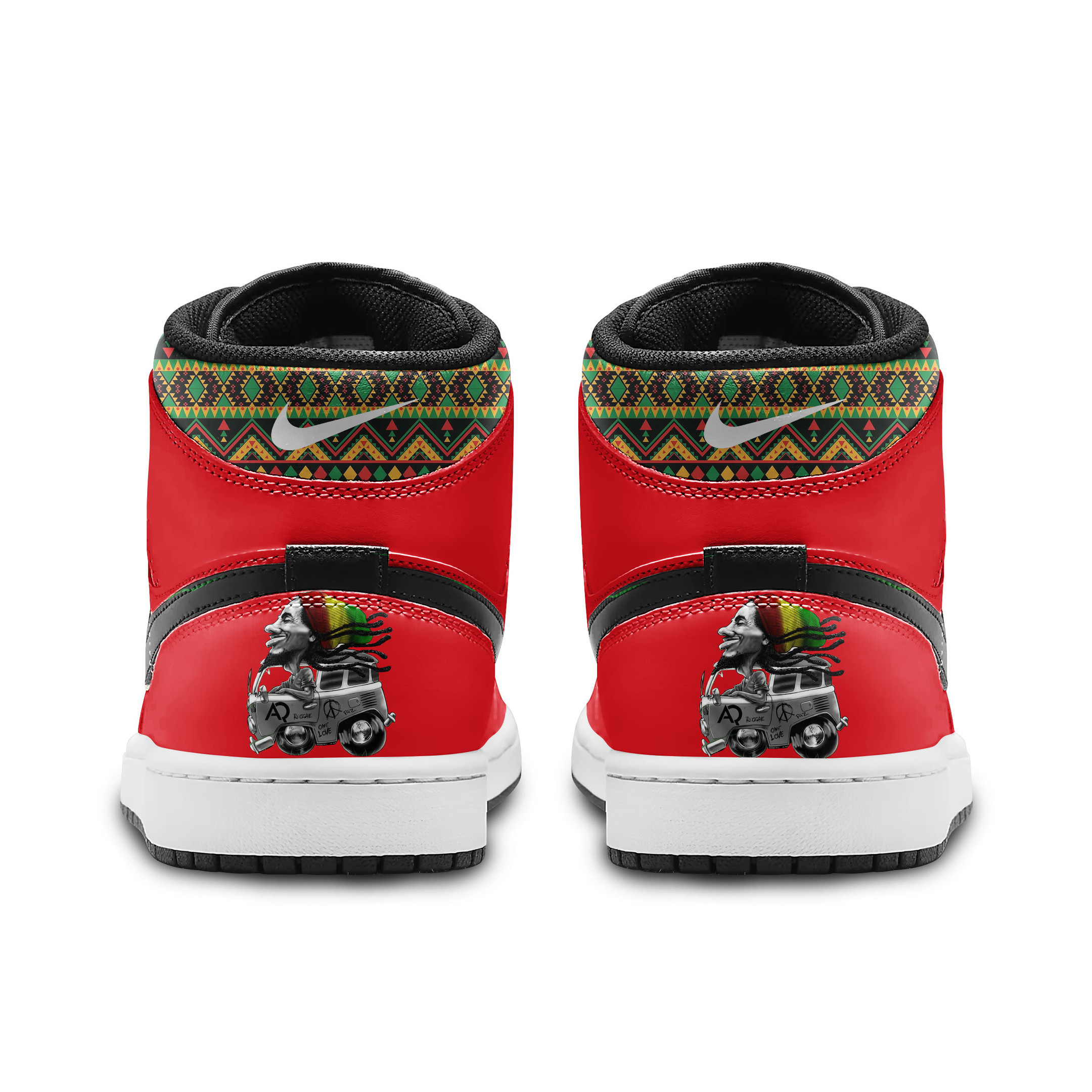 Bob Marley High-Top Sneakers Retro Streetwear Vibe Shoes For Men And Women - Image 4