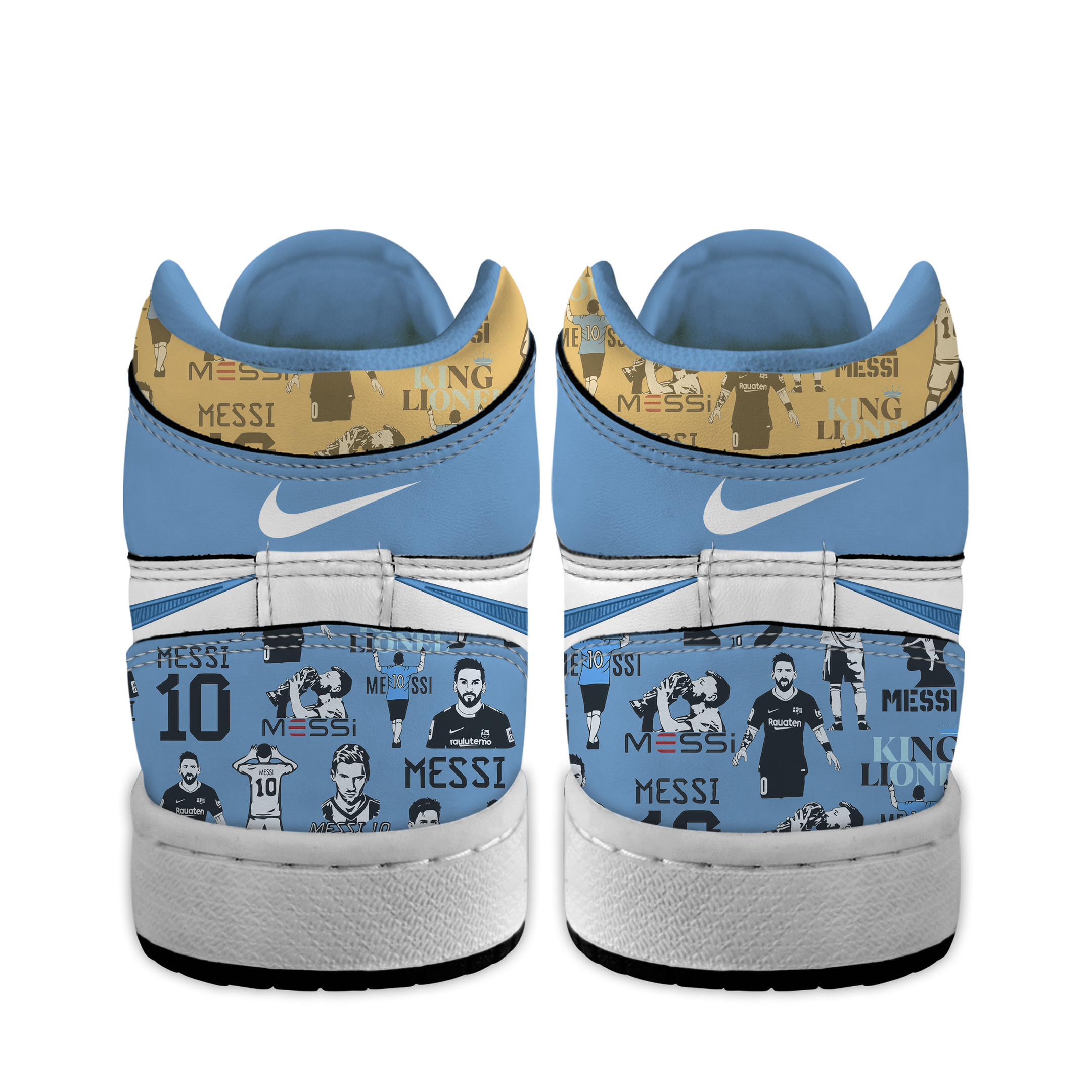 Lionel Messi High-Top Sneakers Retro Streetwear Vibe Shoes For Men And Women - Image 4