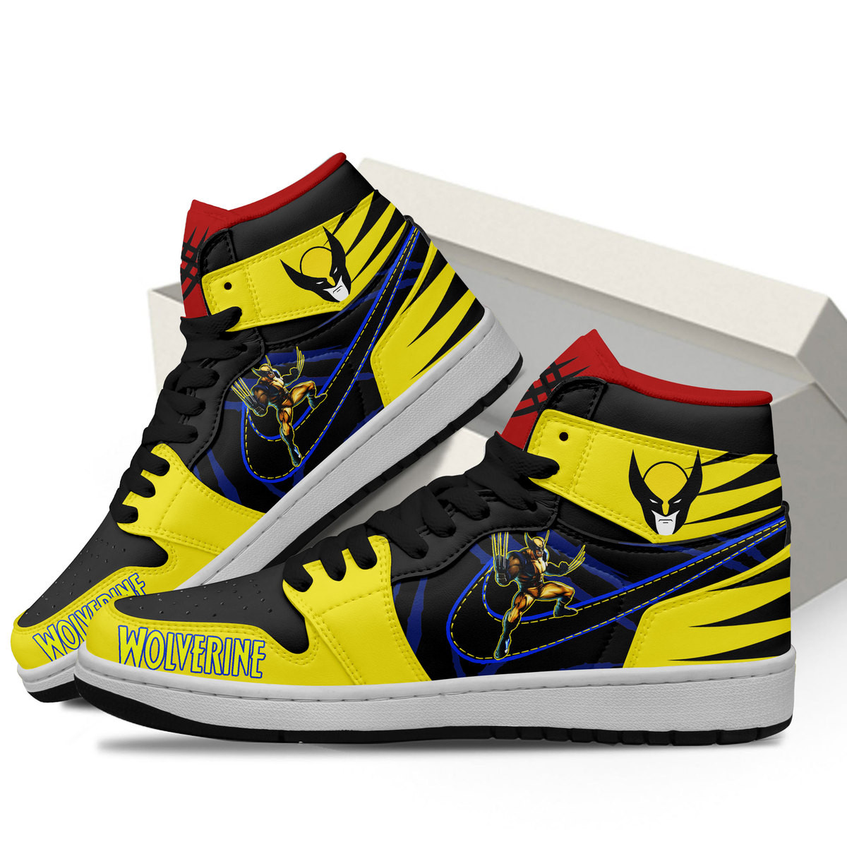 Wolverine High-Top Sneakers Retro Streetwear Vibe Shoes For Men And Women - Image 3