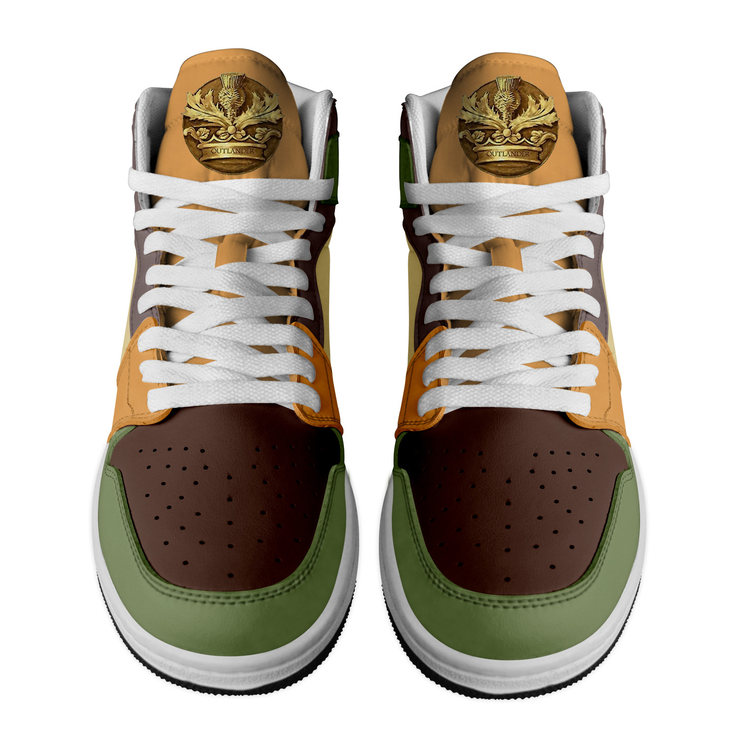 Outlander High-Top Sneakers Retro Streetwear Vibe Shoes For Men And Women - Image 2