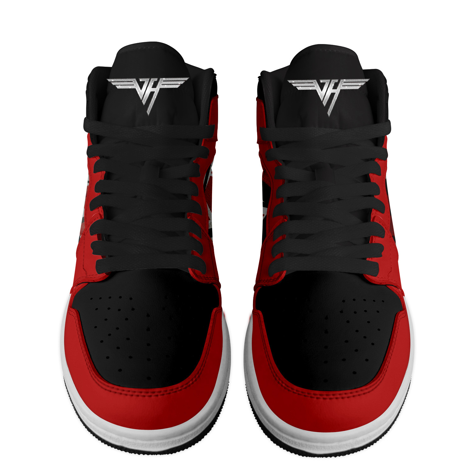 Van Halen High-Top Sneakers Retro Streetwear Vibe Shoes For Men And Women - Image 2