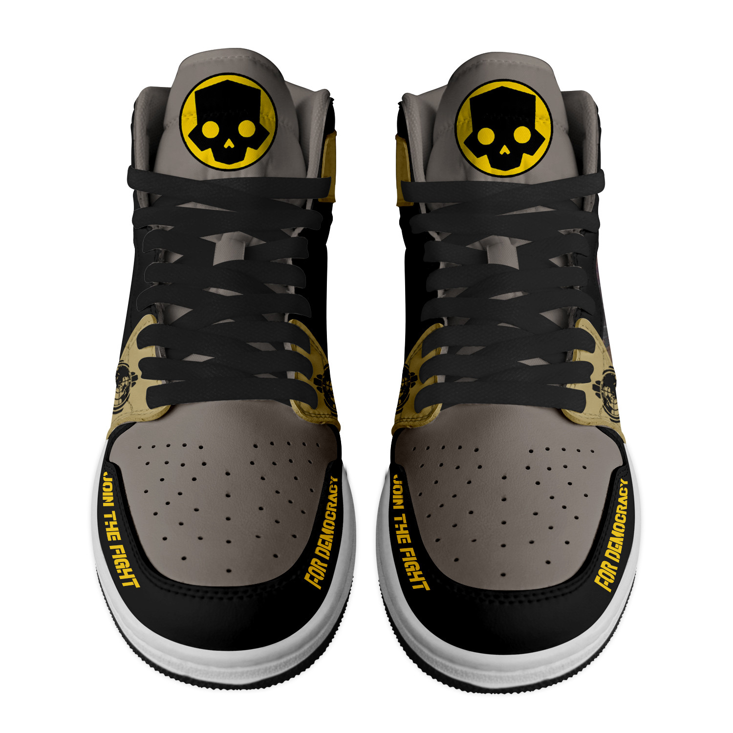 Helldivers High-Top Sneakers Retro Streetwear Vibe Shoes For Men And Women - Image 2