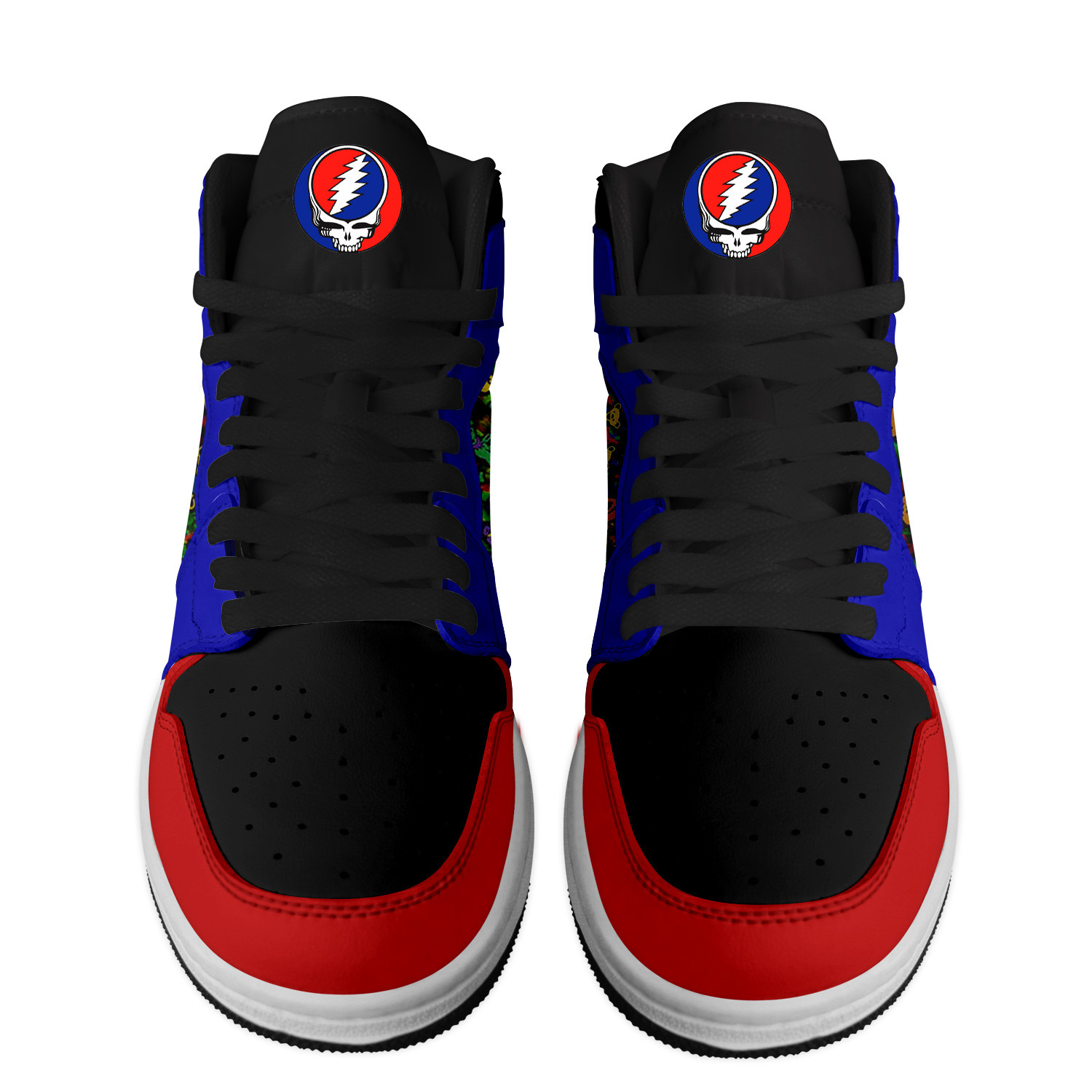 Grateful Dead High-Top Sneakers Retro Streetwear Vibe Shoes For Men And Women - Image 2