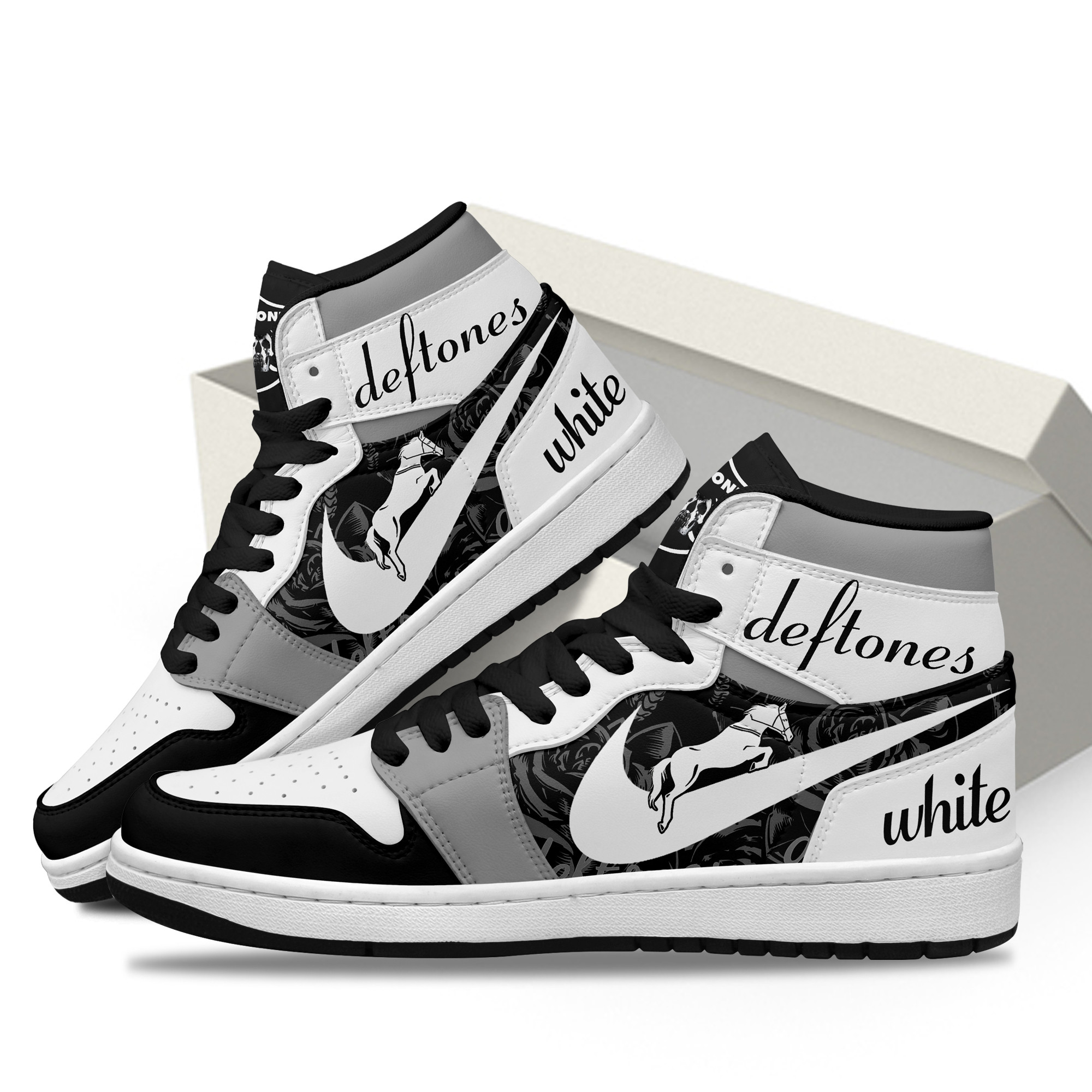 Deftones High-Top Sneakers Retro Streetwear Vibe Shoes For Men And Women - Image 3