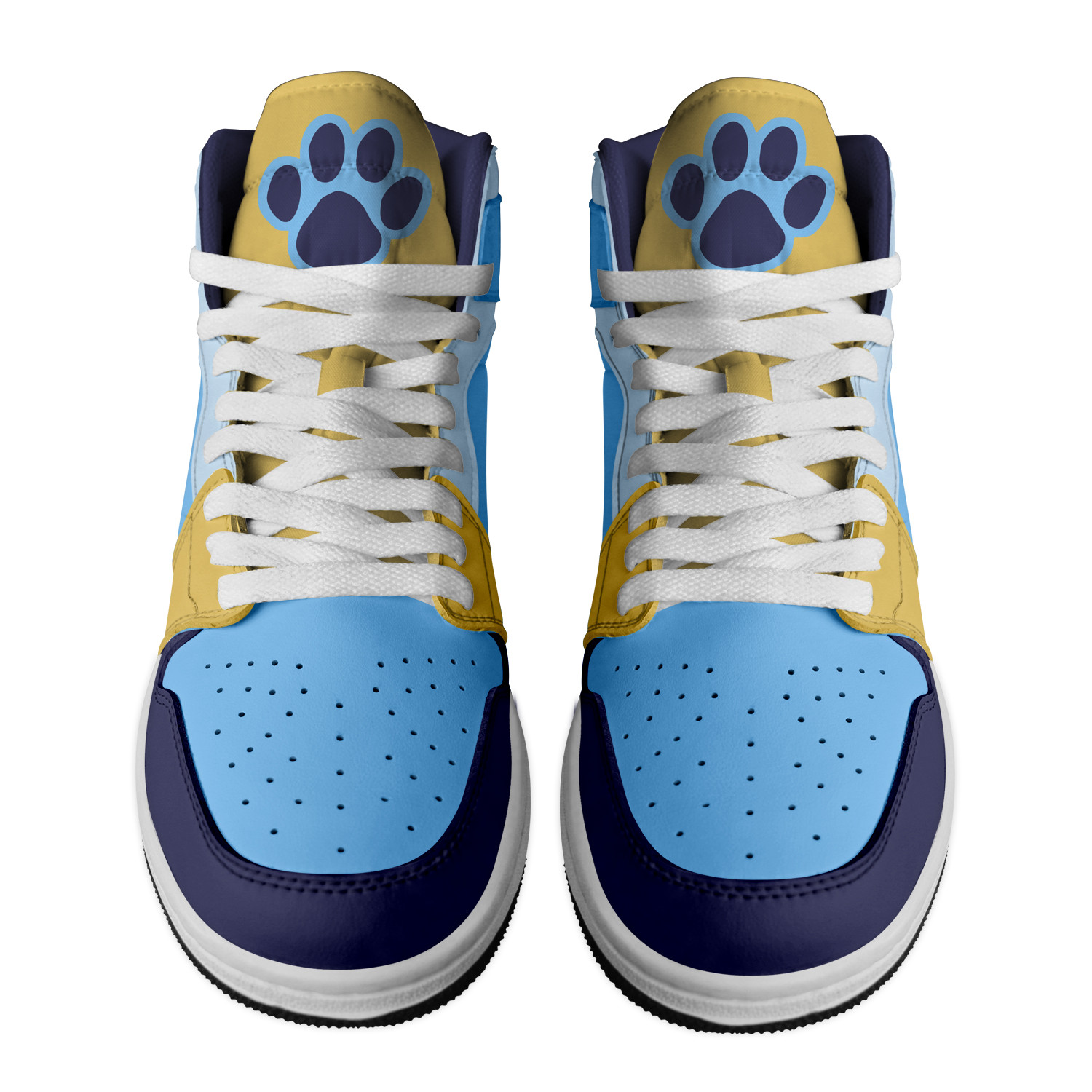 Bluey High-Top Sneakers Retro Streetwear Vibe Shoes For Men And Women - Image 2