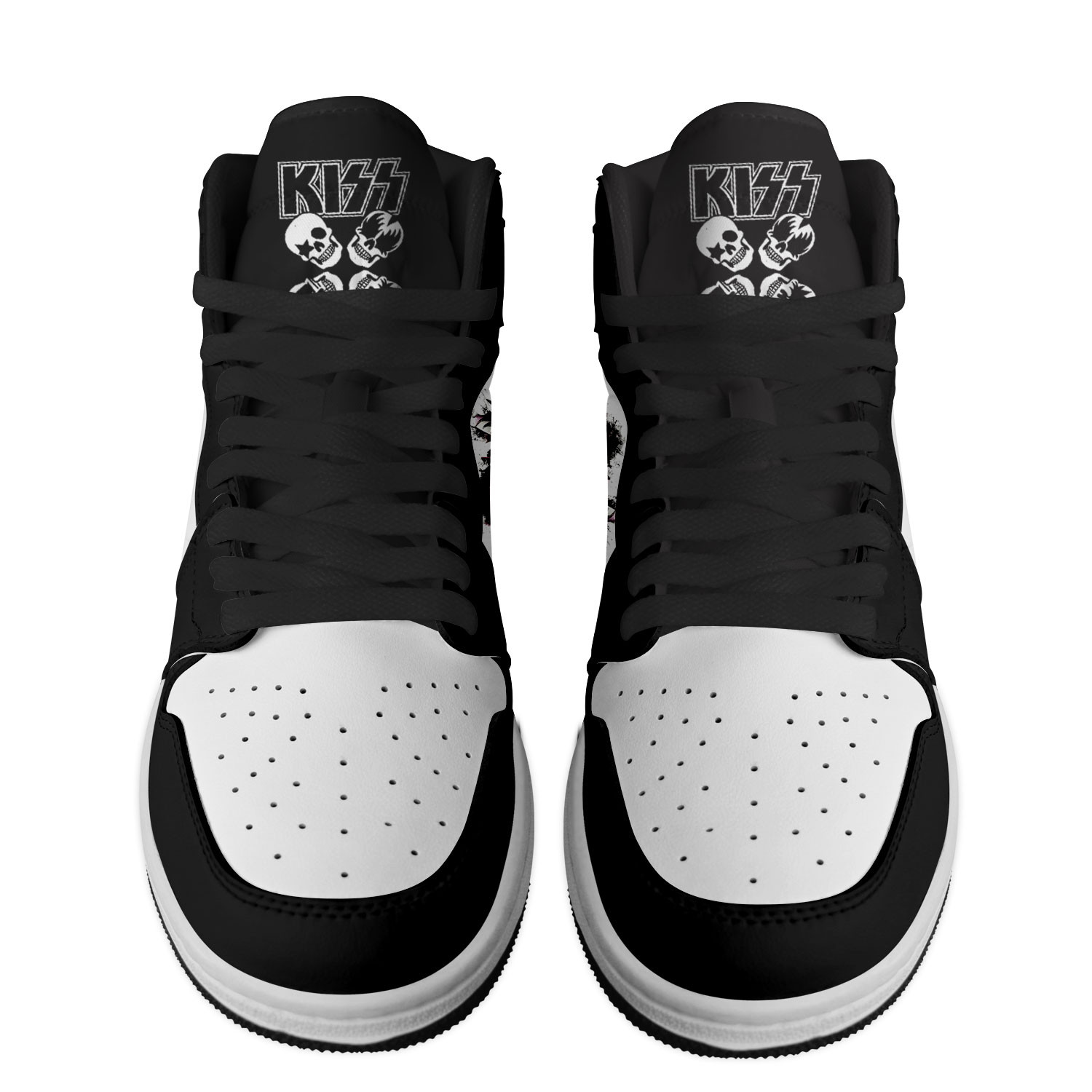 Kiss High-Top Sneakers Retro Streetwear Vibe Shoes For Men And Women - Image 3