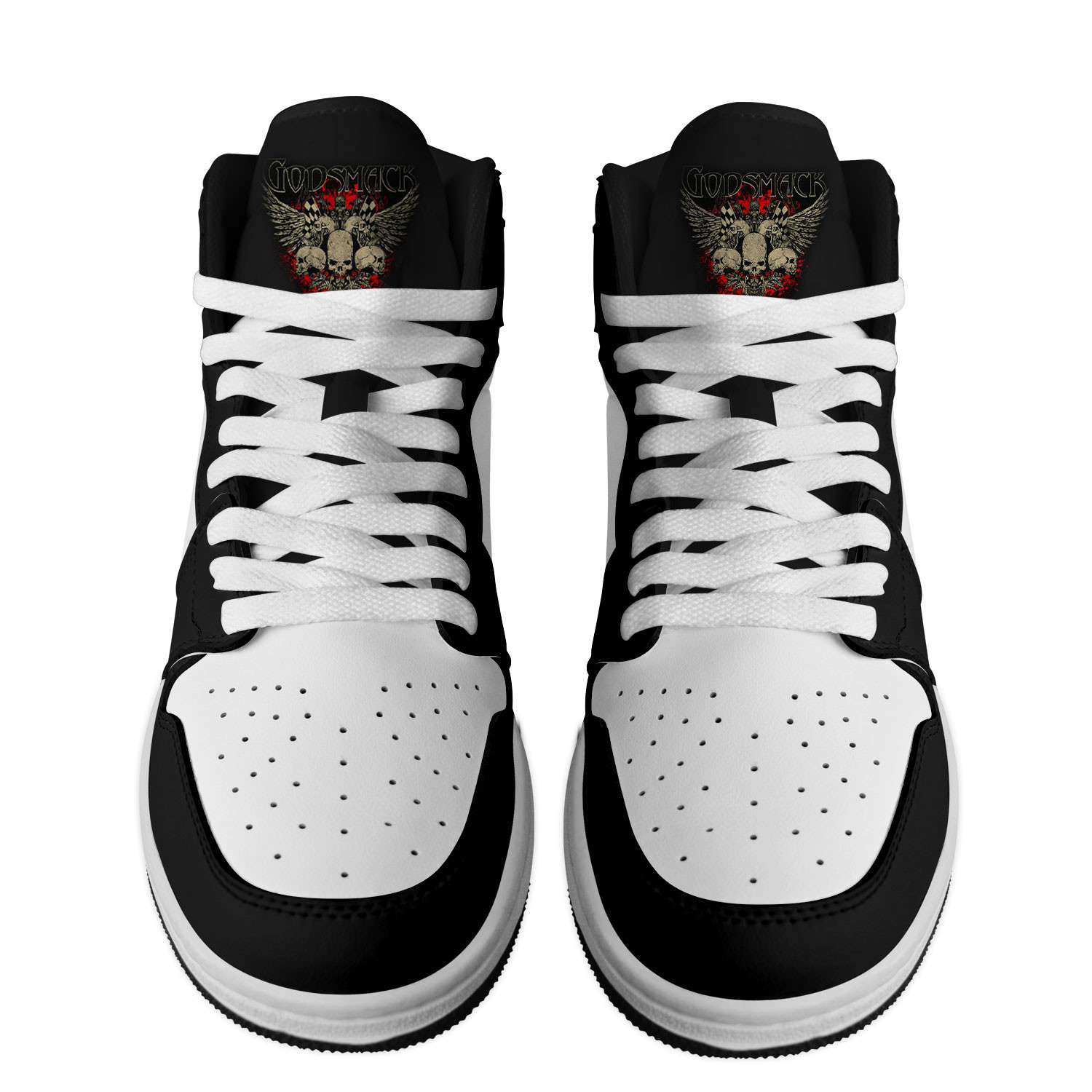 Godsmack High-Top Sneakers Retro Streetwear Vibe Shoes For Men And Women - Image 2