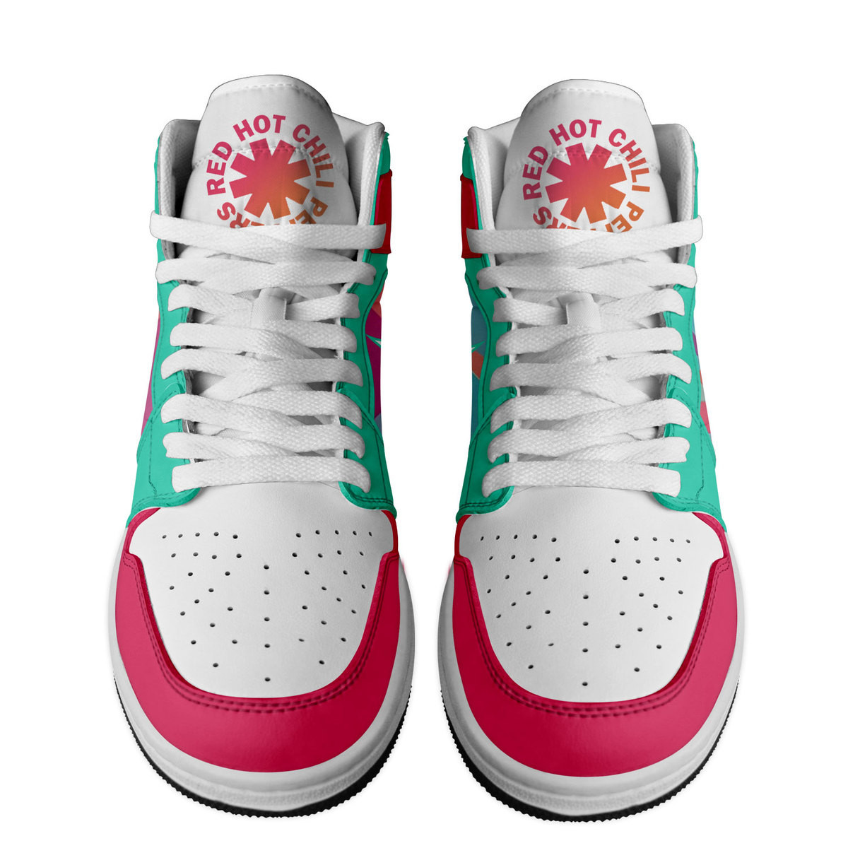 Red Hot Chili Peppers High-Top Sneakers Retro Streetwear Vibe Shoes For Men And Women - Image 2